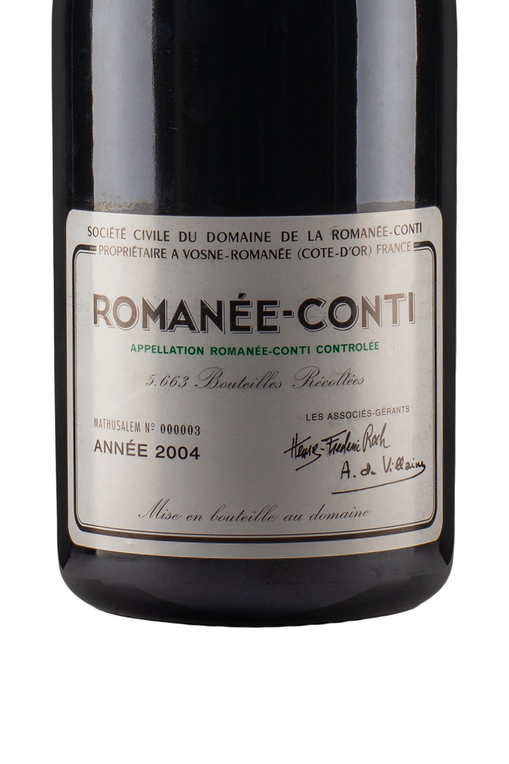 Romanee Conti DRC 600cl 2004 NFT