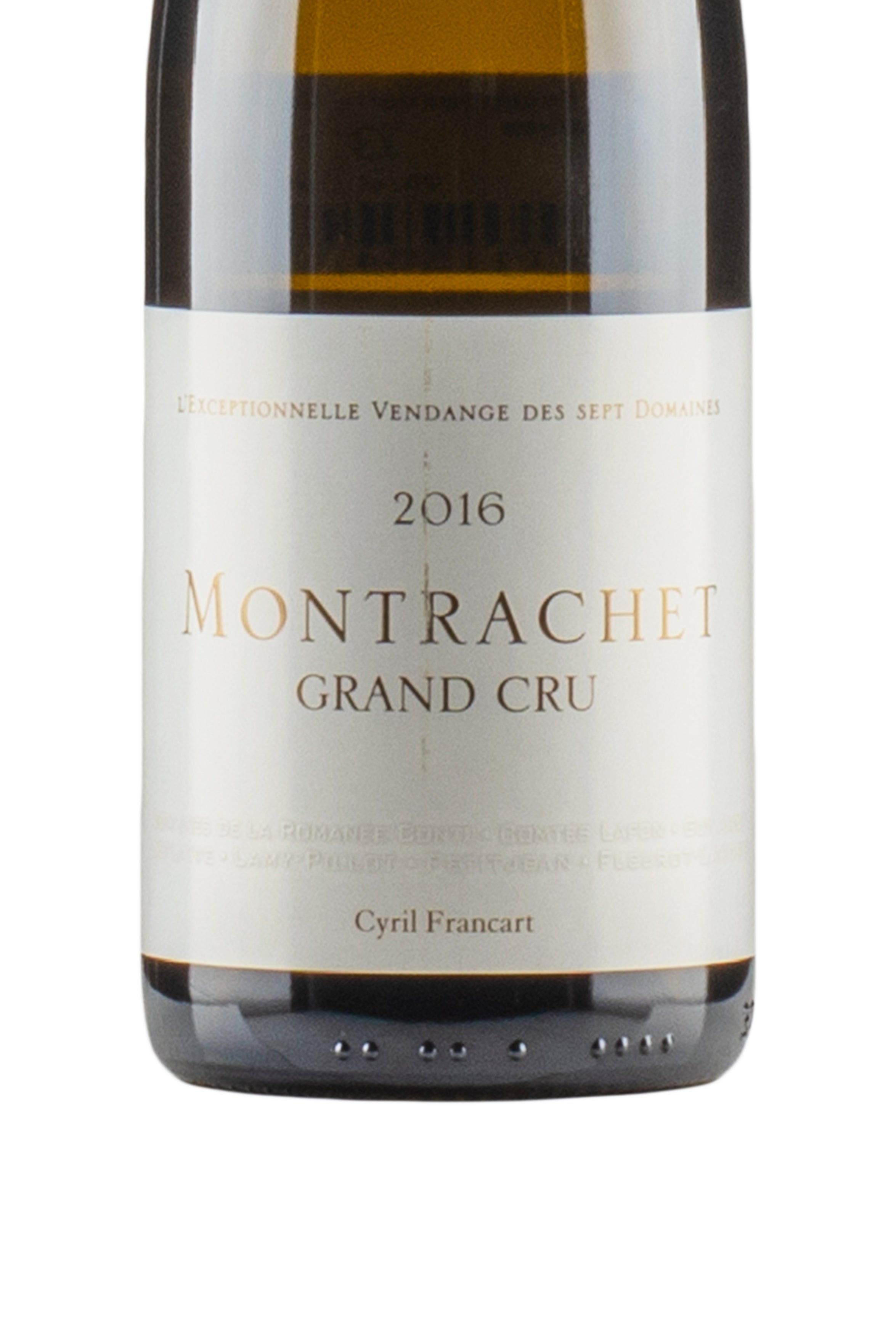 Montrachet L`Exceptionnelle Vendange des Sept Domaines 2016 NFT