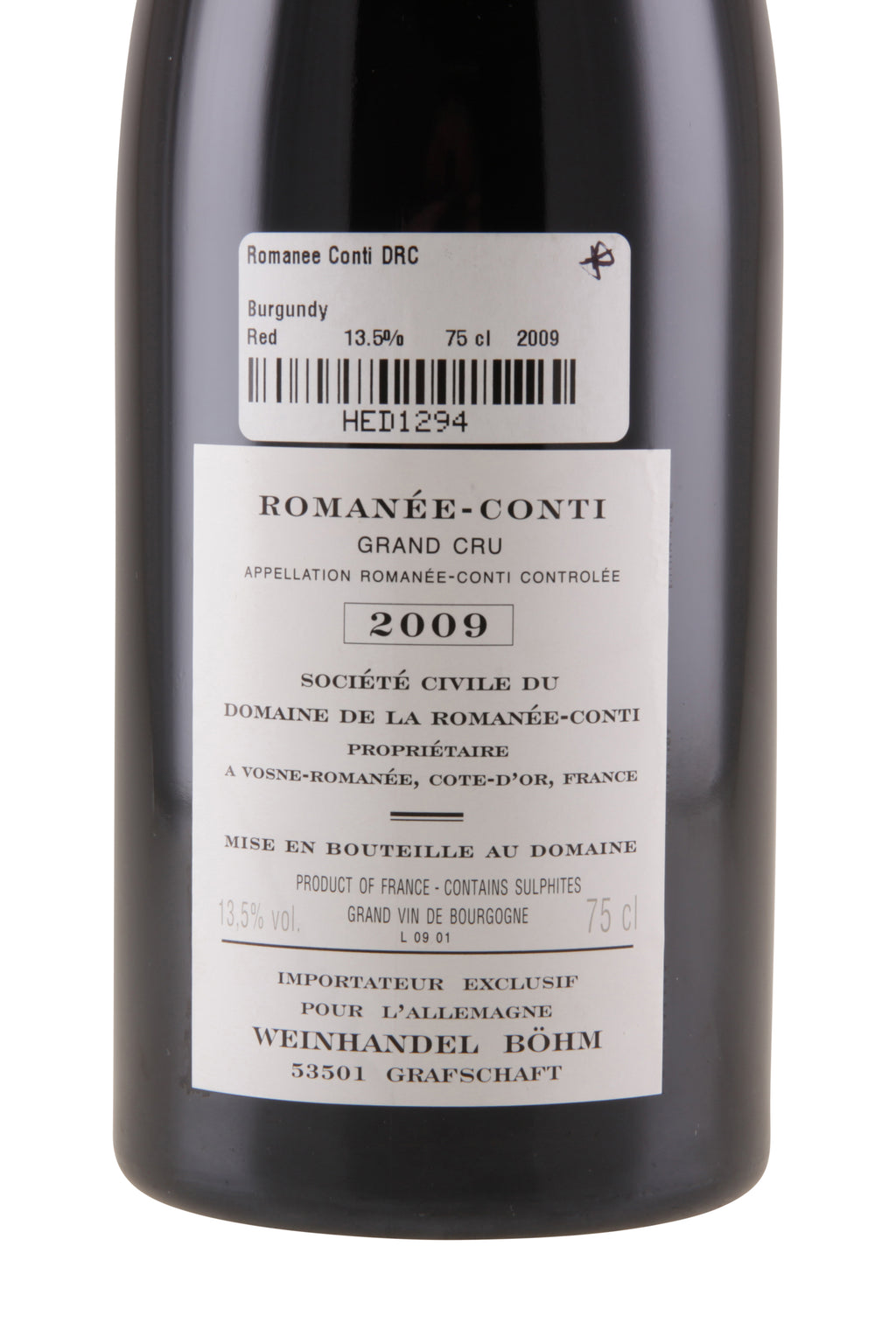 Romanee Conti DRC 2009 NFT