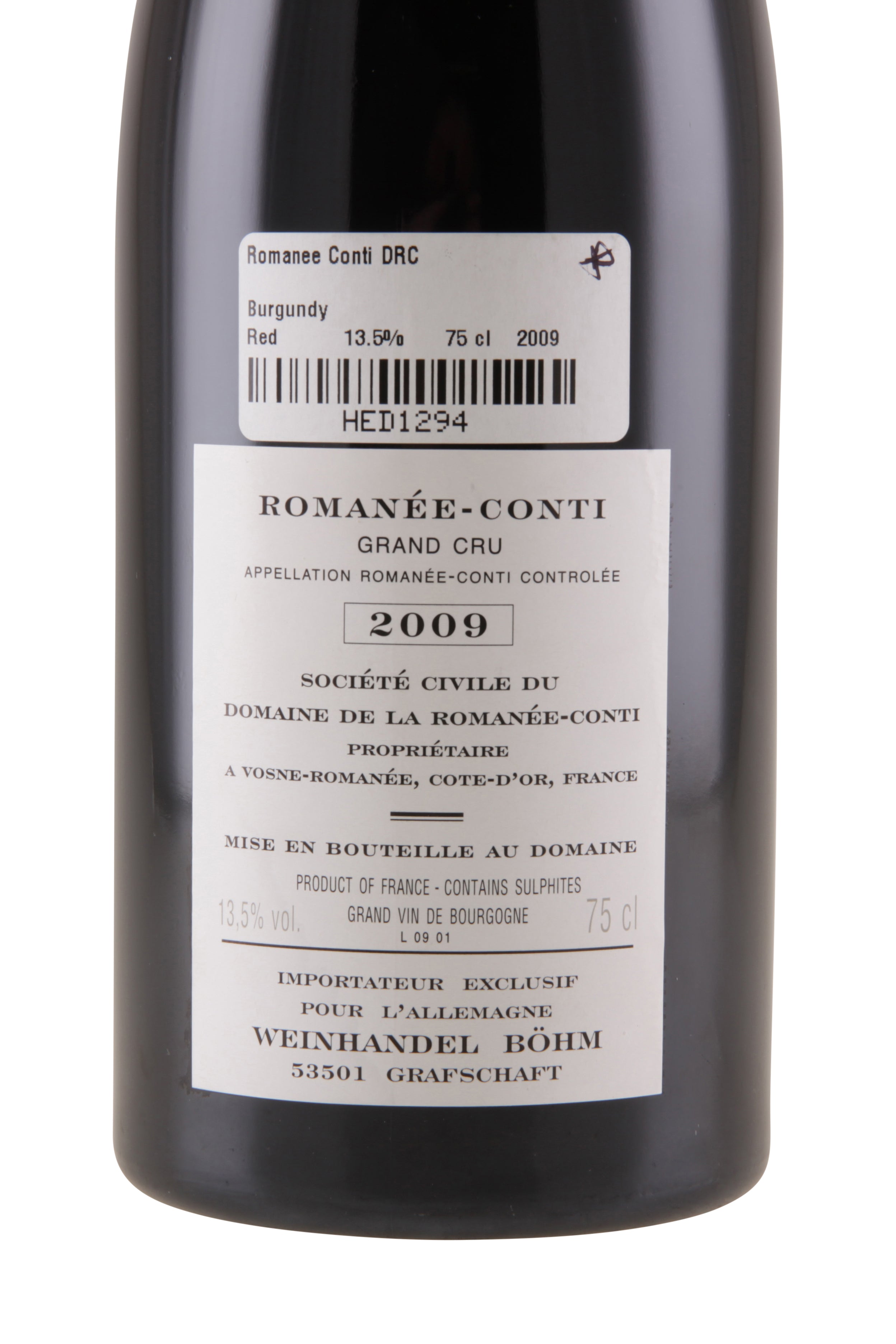 Romanee Conti DRC 2009 NFT