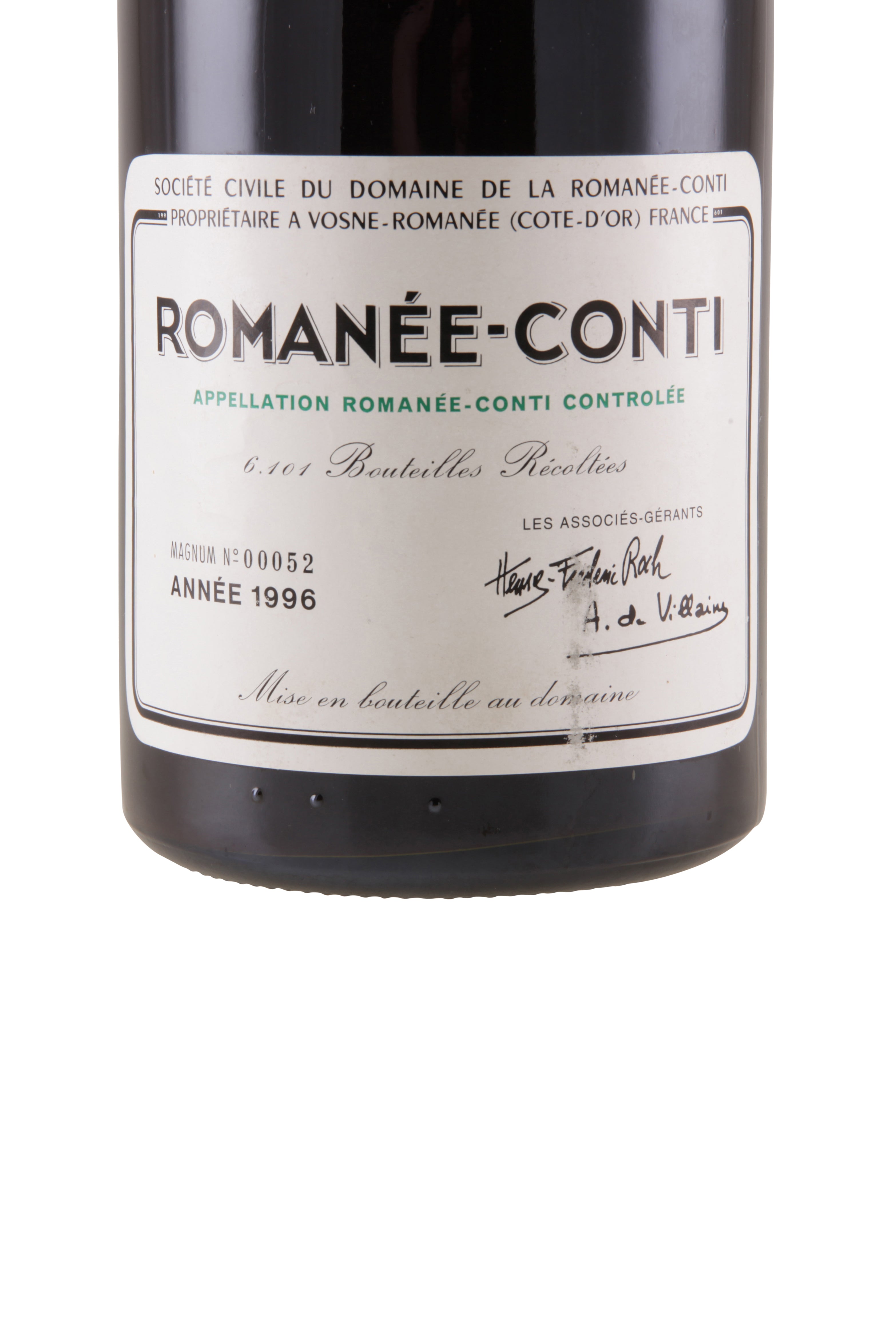 Romanee Conti DRC Magnum 1996 NFT
