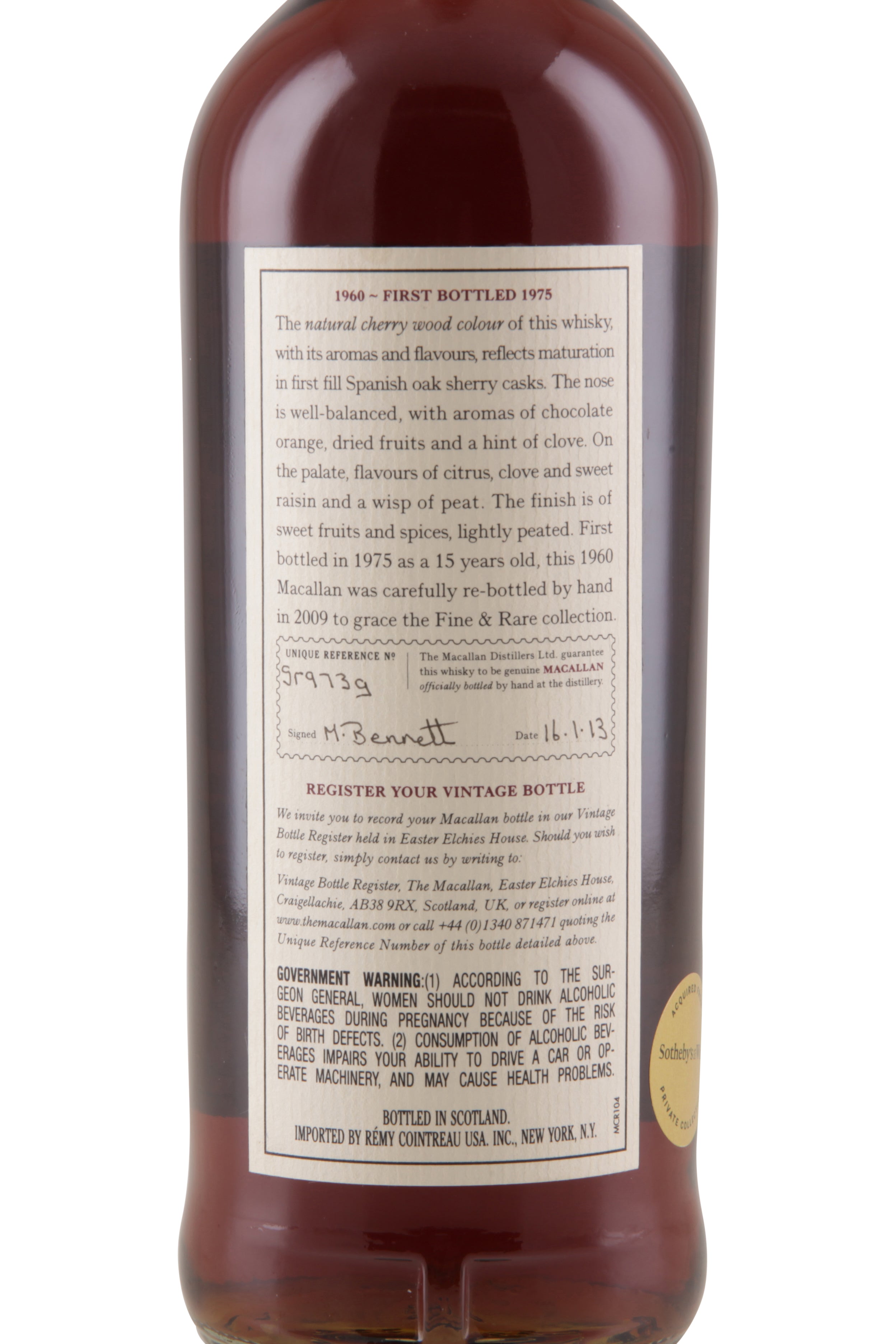Macallan 15 Year Old Fine and Rare NFT