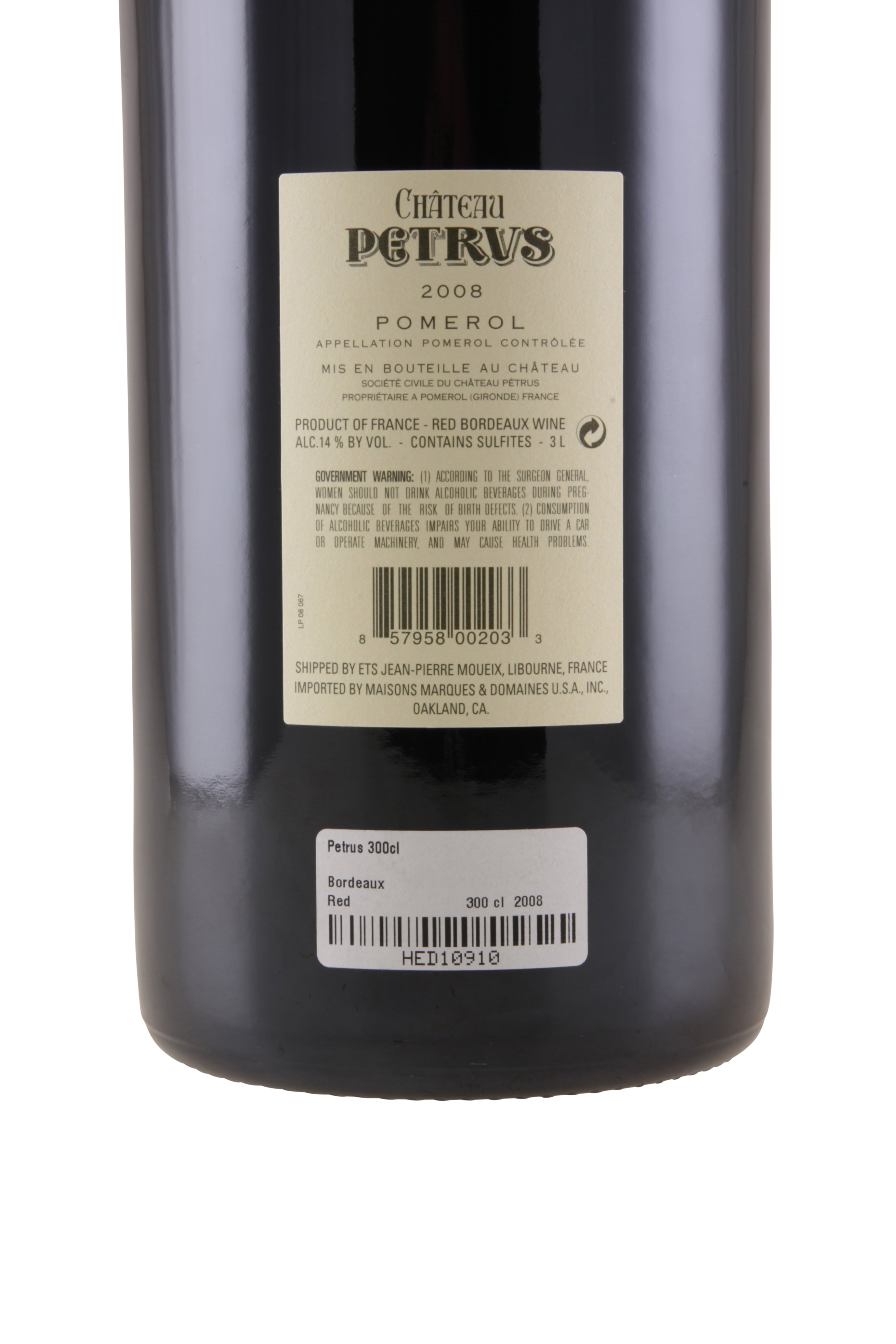 Petrus 300cl 2008 NFT