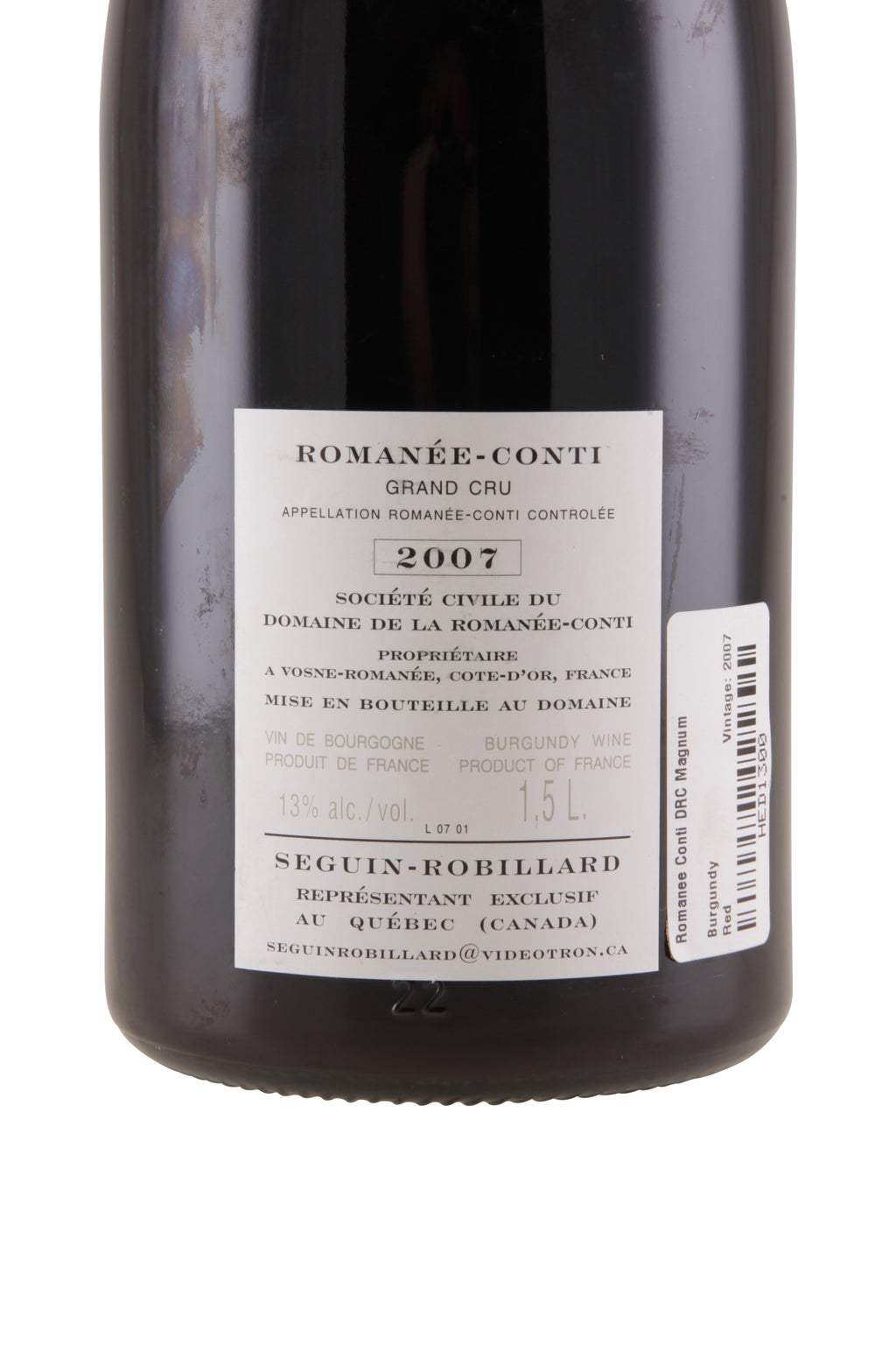 Romanee Conti DRC Magnum 2007 NFT