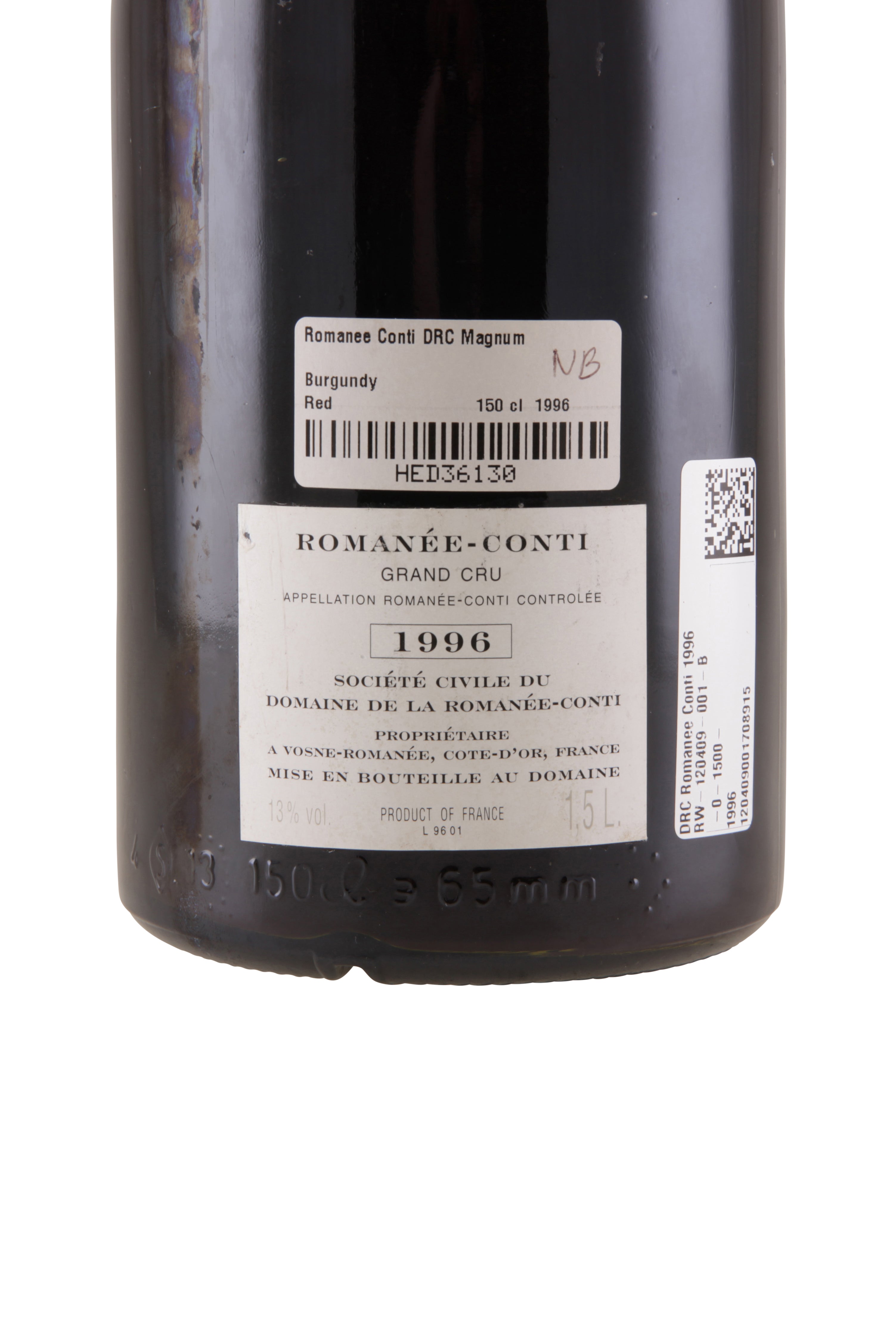 Romanee Conti DRC Magnum 1996 NFT