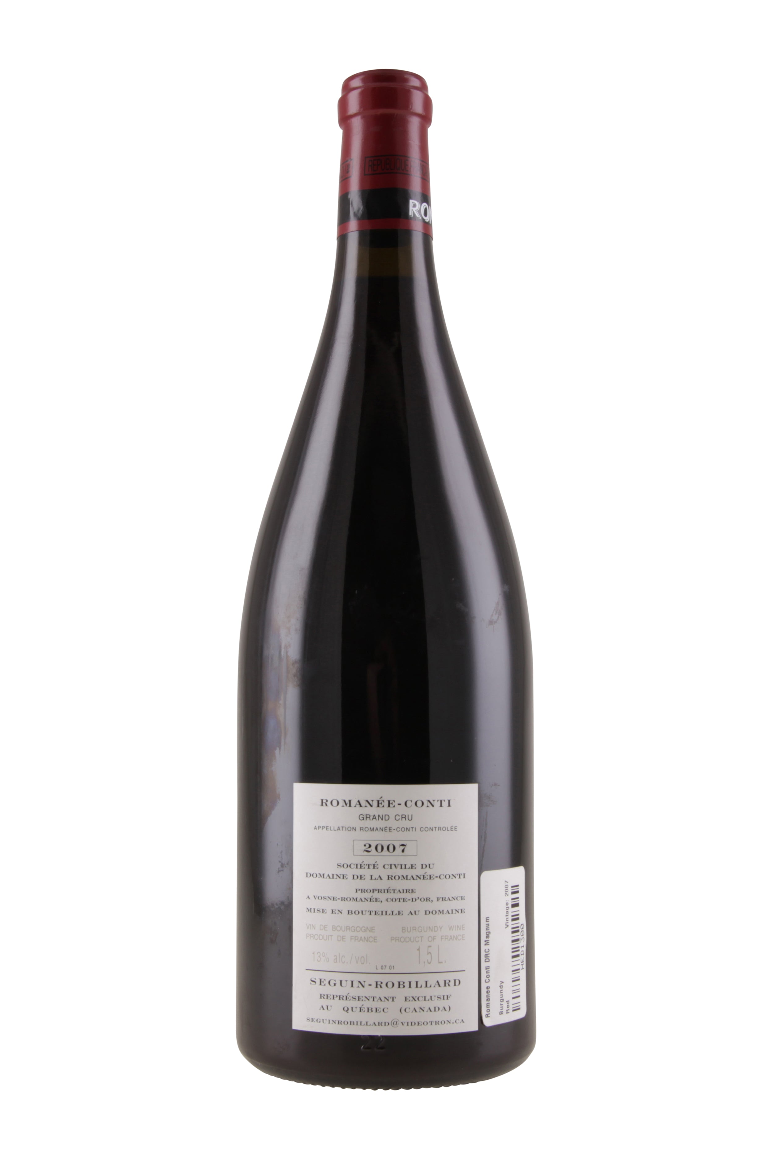 Romanee Conti DRC Magnum 2007 NFT