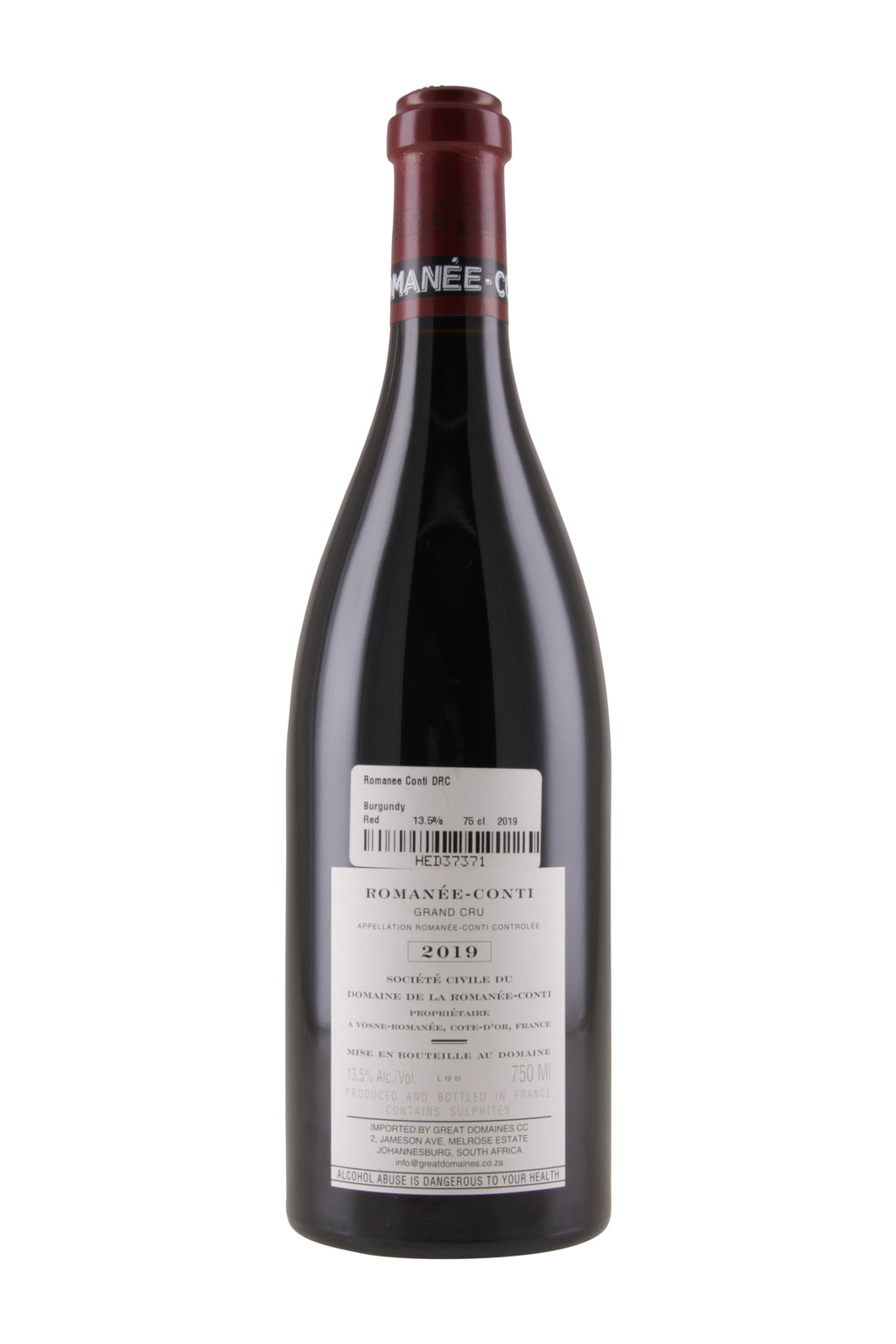 Romanee Conti DRC 2019 NFT