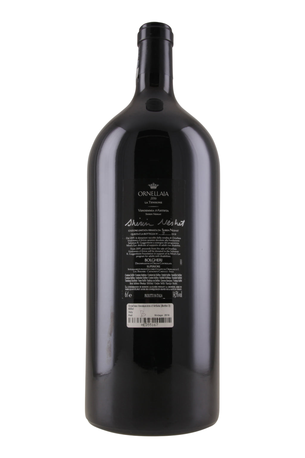 Ornellaia Vendemmia d`Artista Shirin Neshat (Bottle 2) NFT