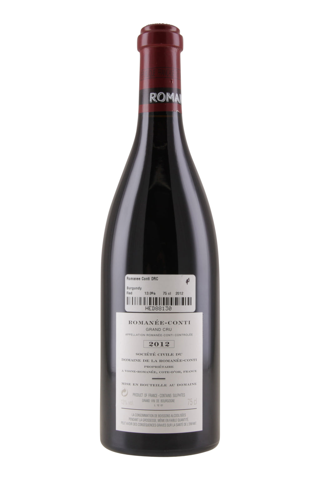 Romanee Conti DRC 2012 NFT