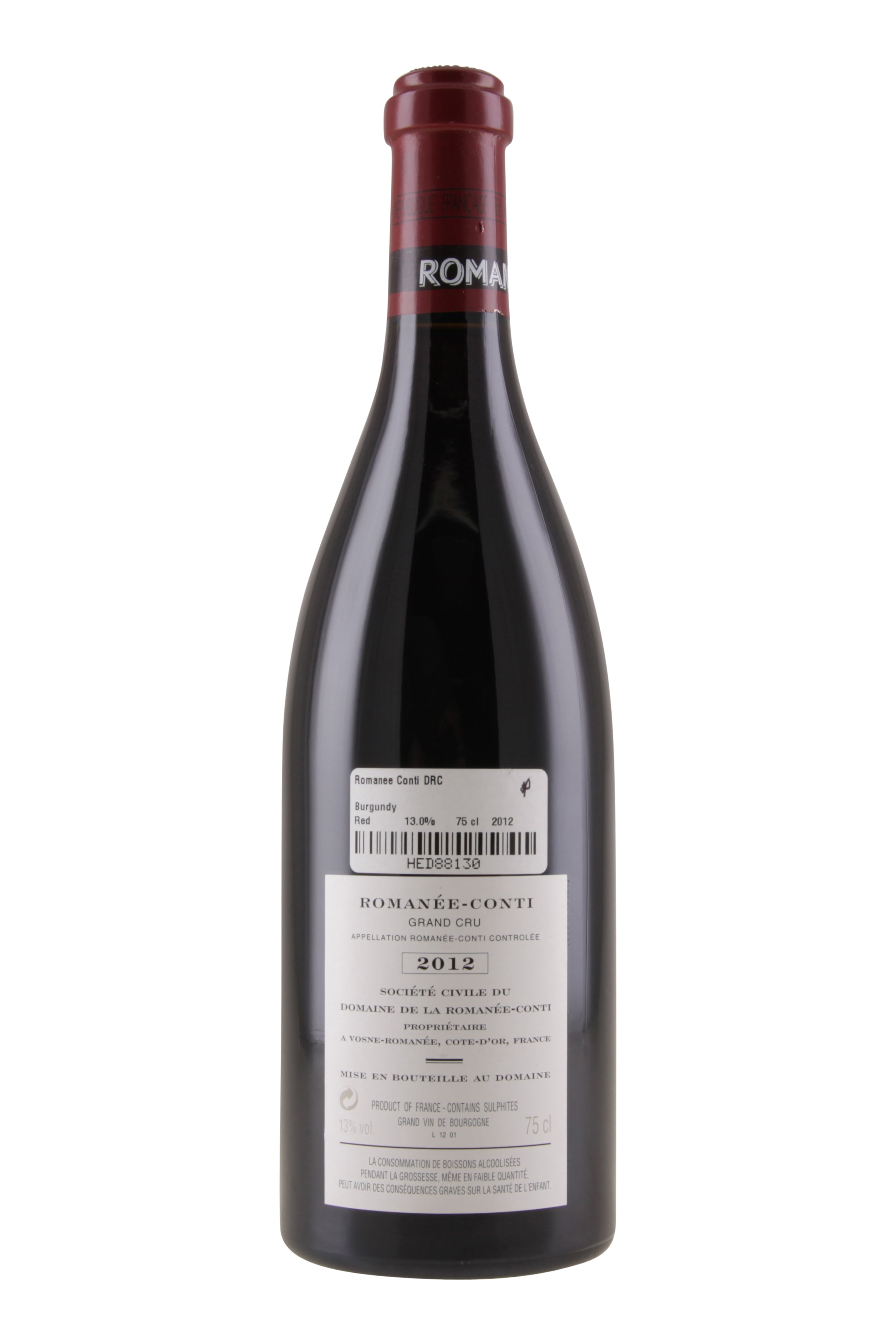 Romanee Conti DRC 2012 NFT