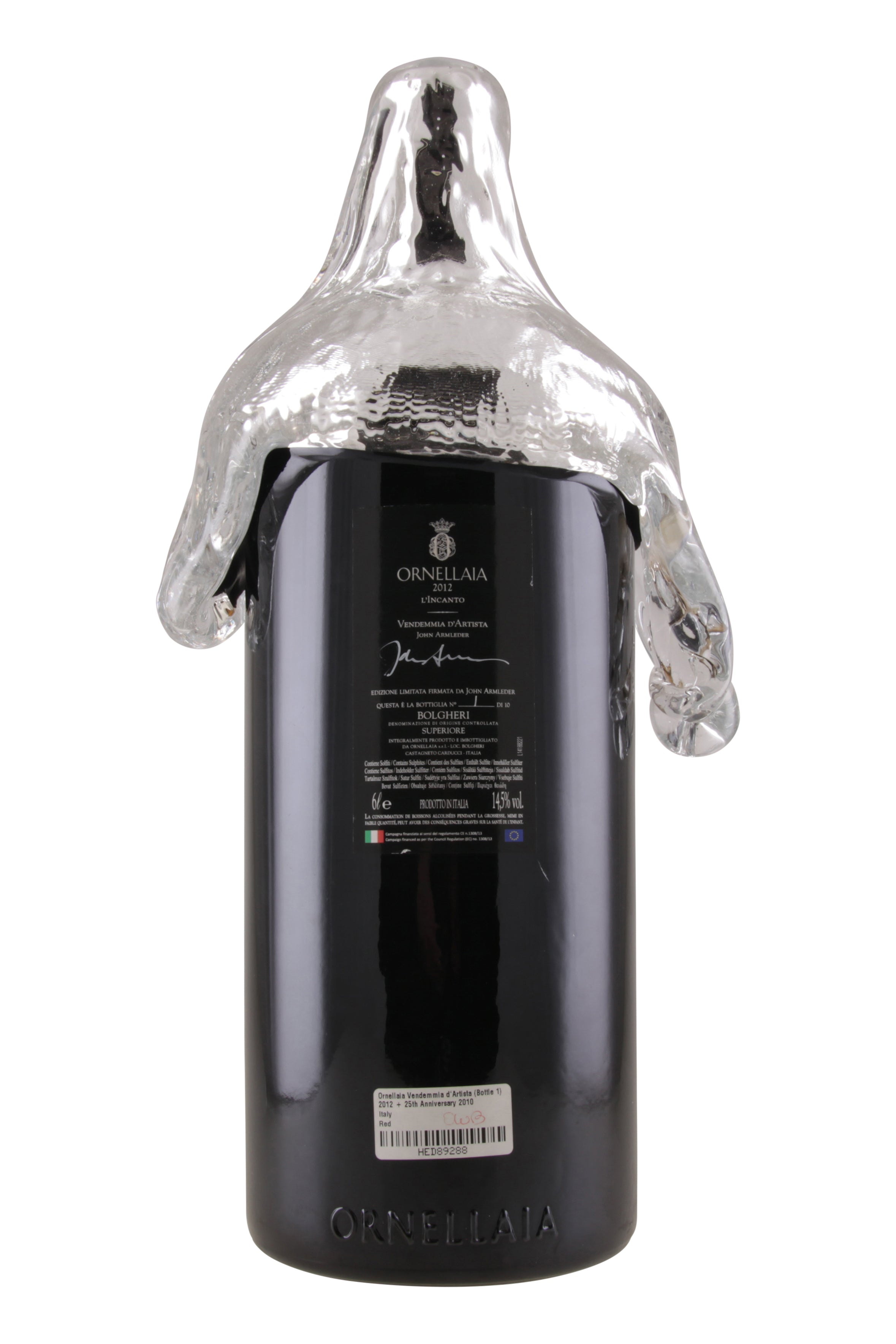 Ornellaia Vendemmia d`Artista John Armleder (Bottle 1) 2012 NFT
