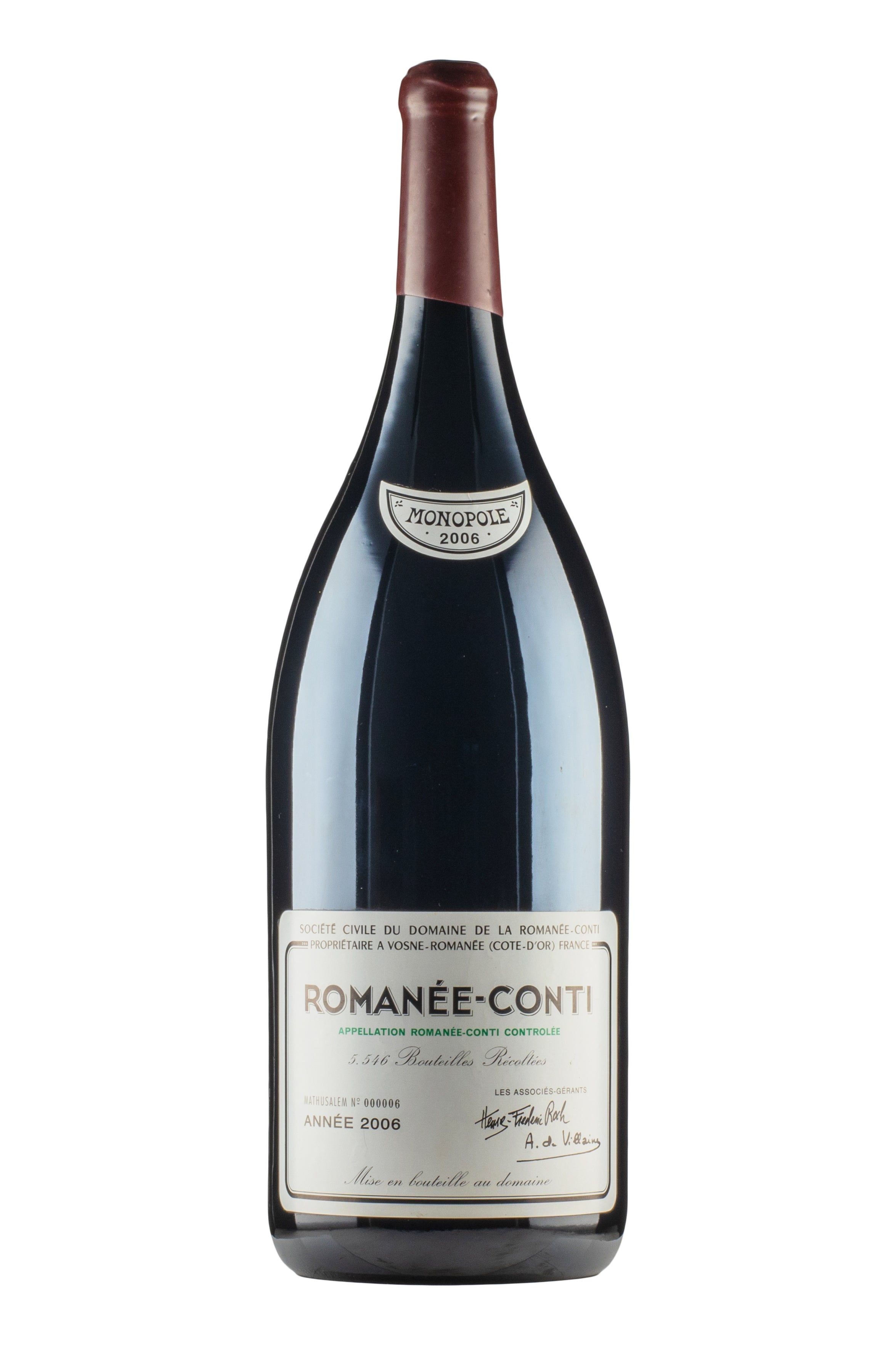 Romanee Conti DRC 600cl 2006 NFT