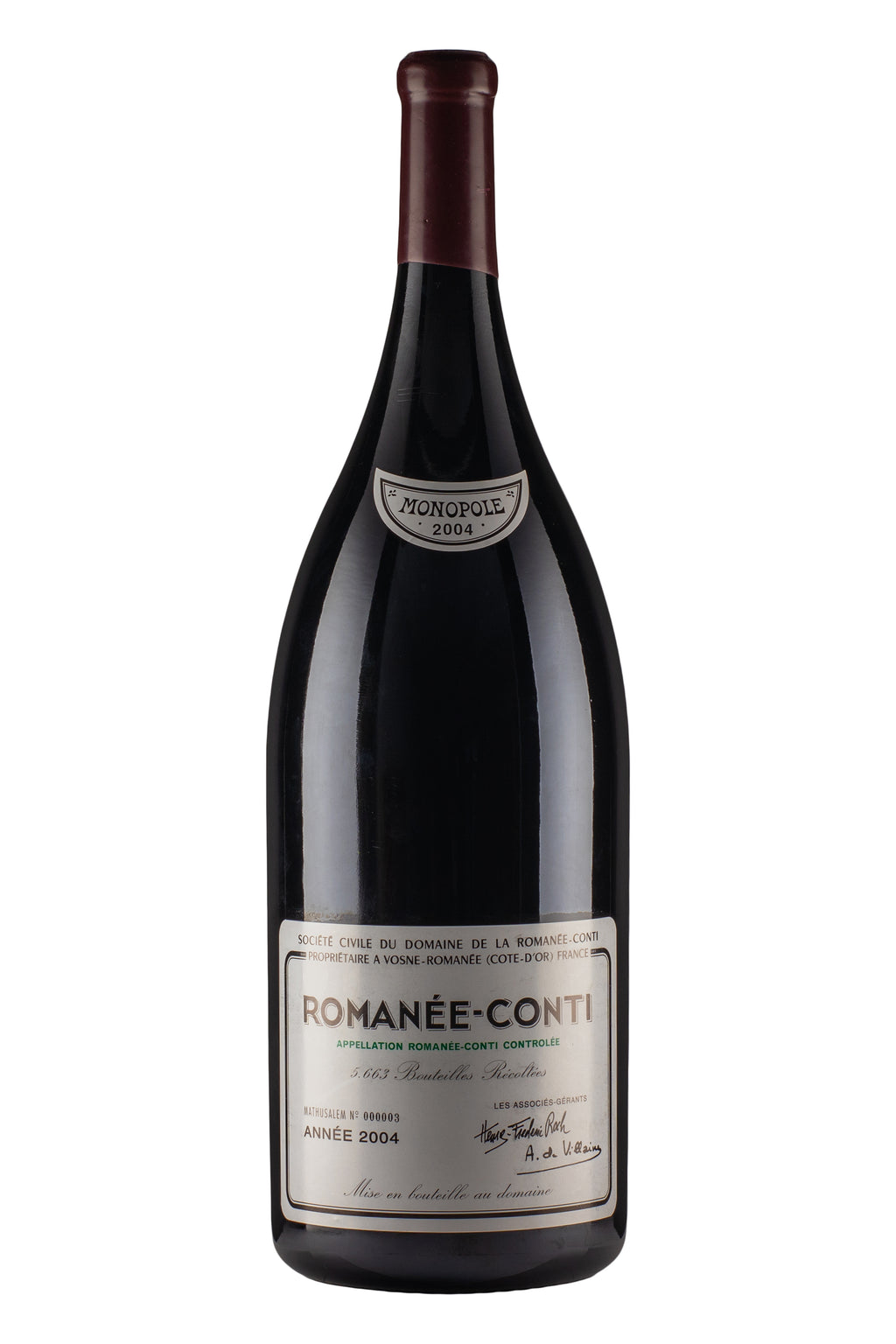 Romanee Conti DRC 600cl 2004 NFT