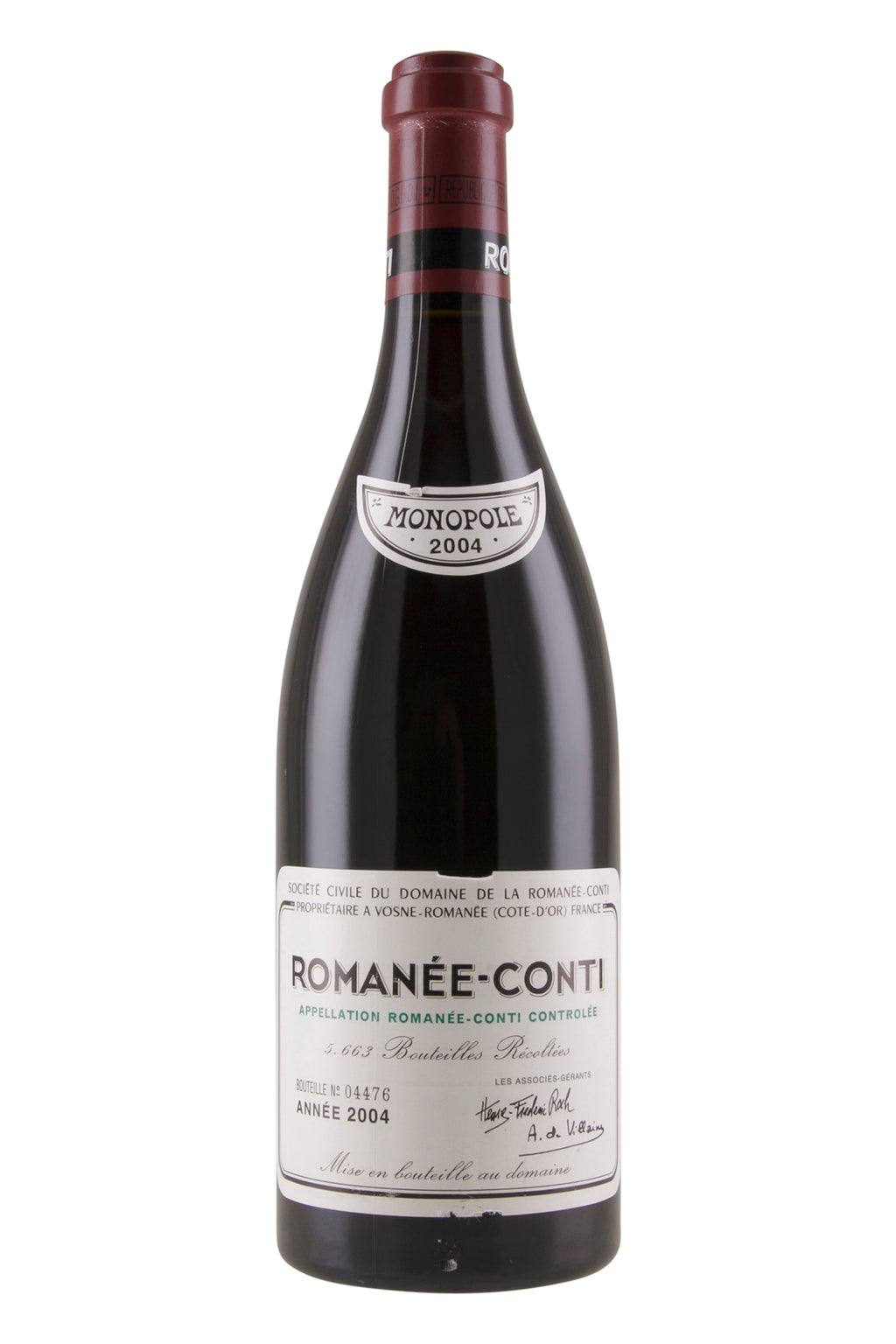 Romanee Conti DRC 2004 NFT