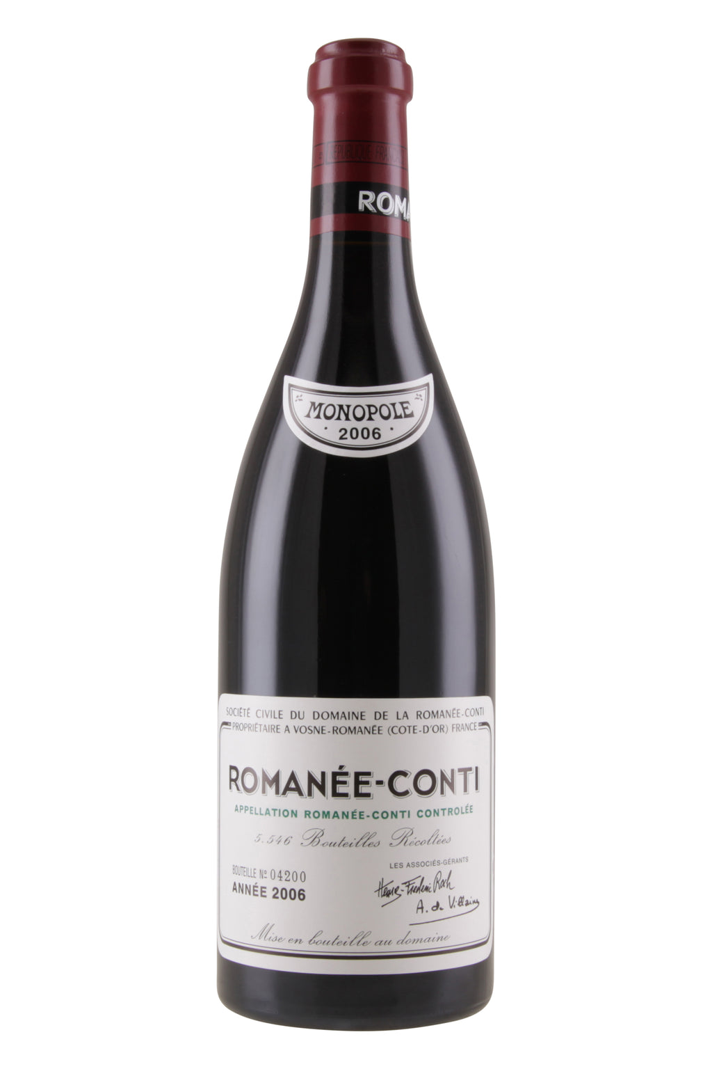 Romanee Conti DRC 2006 NFT