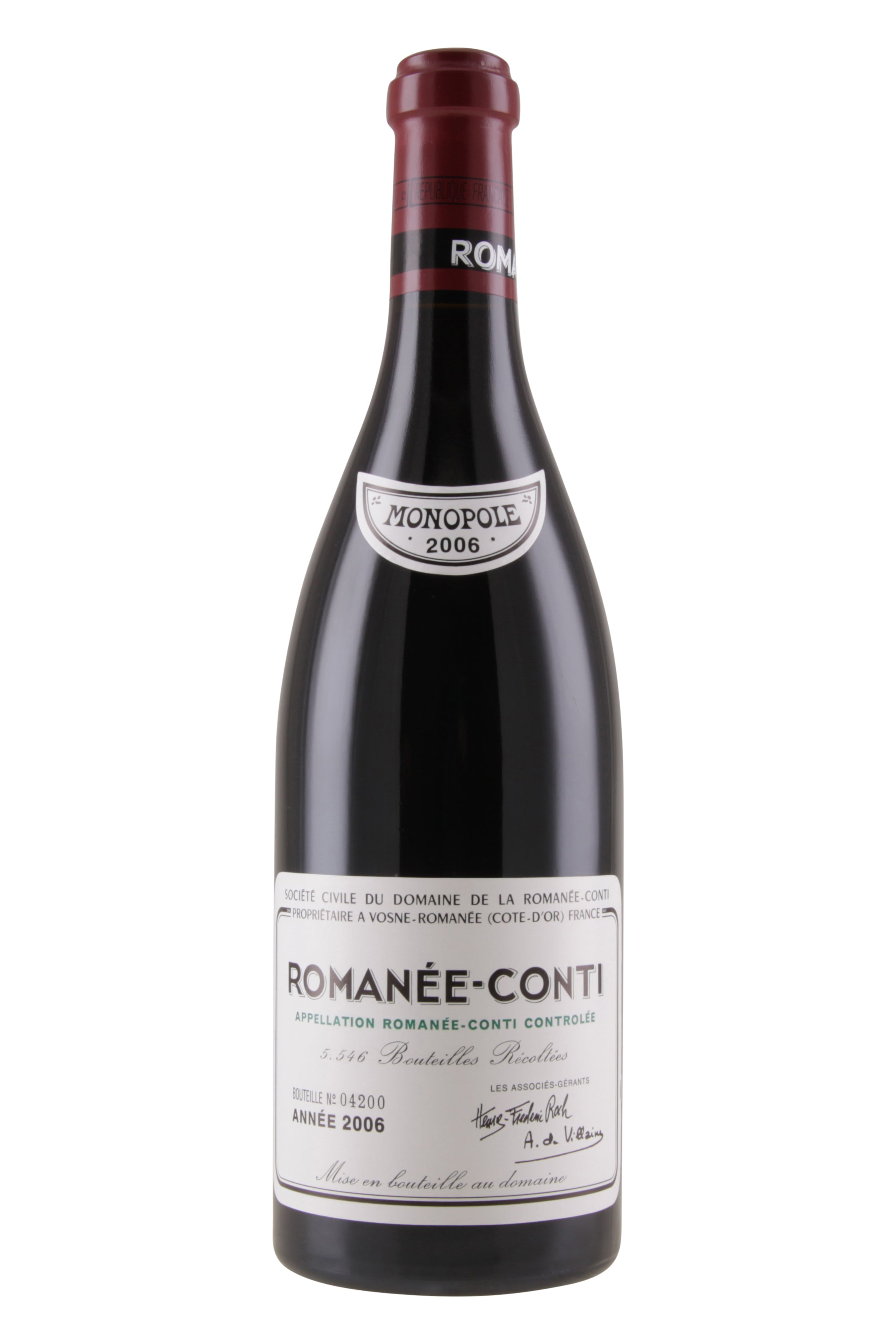 Romanee Conti DRC 2006 NFT