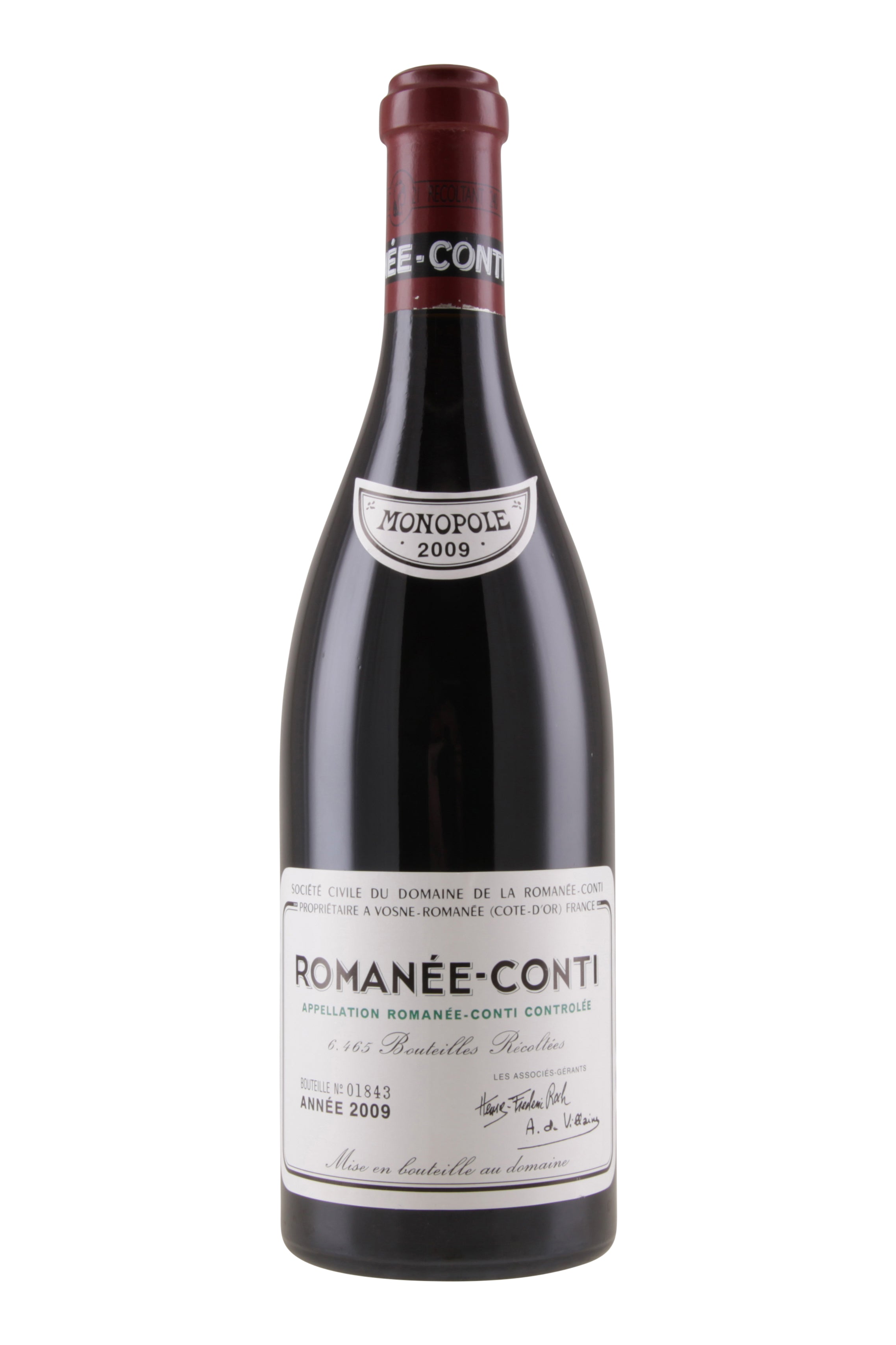 Romanee Conti DRC 2009 NFT