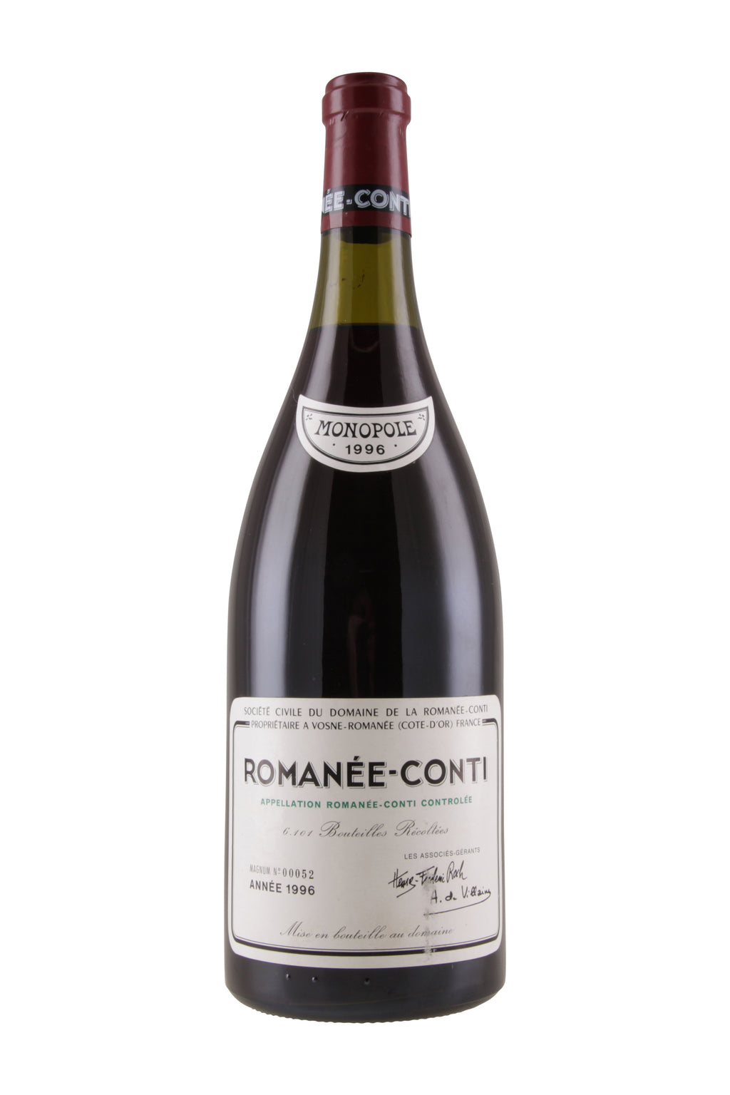 Romanee Conti DRC Magnum 1996 NFT