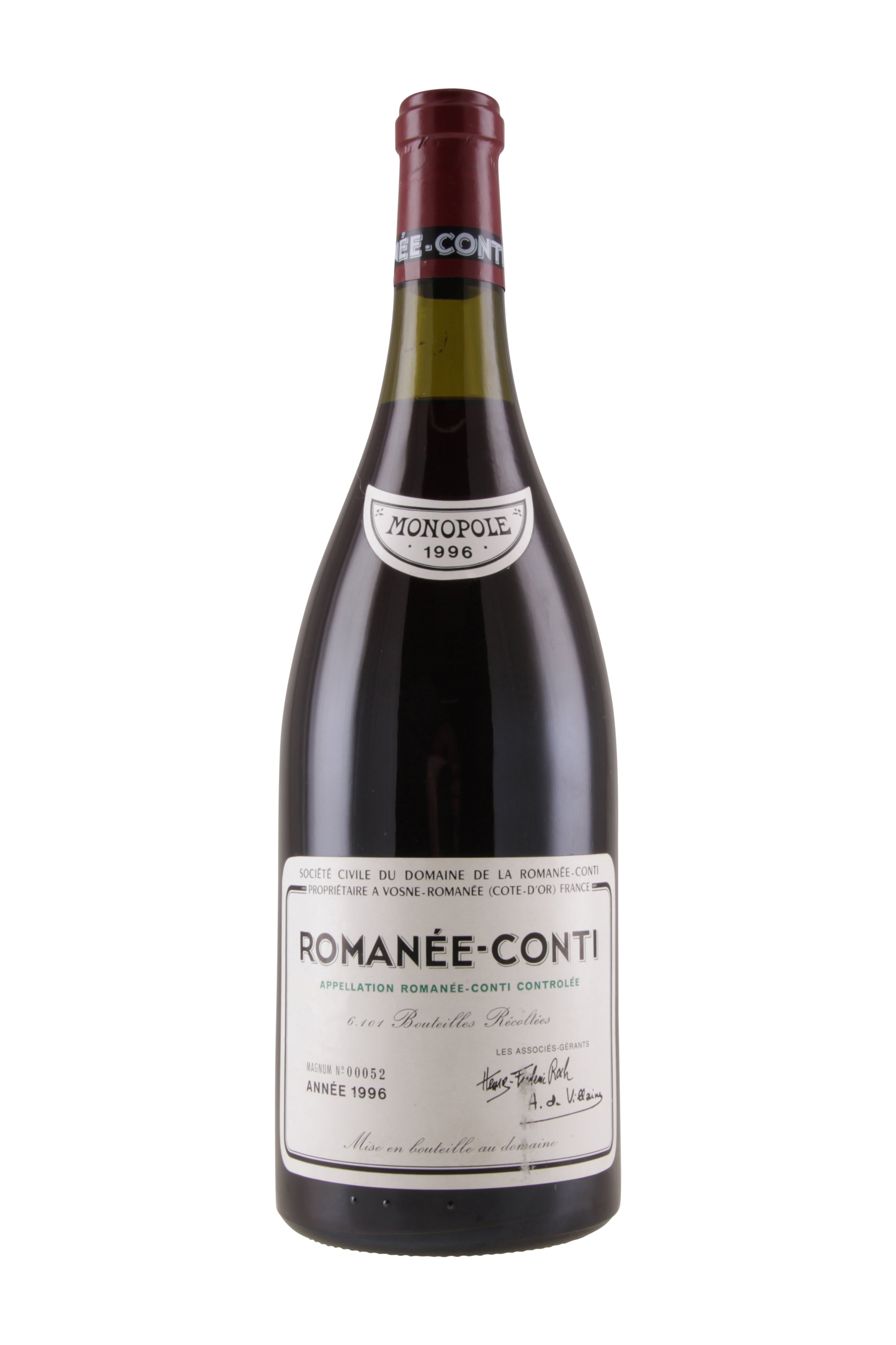 Romanee Conti DRC Magnum 1996 NFT
