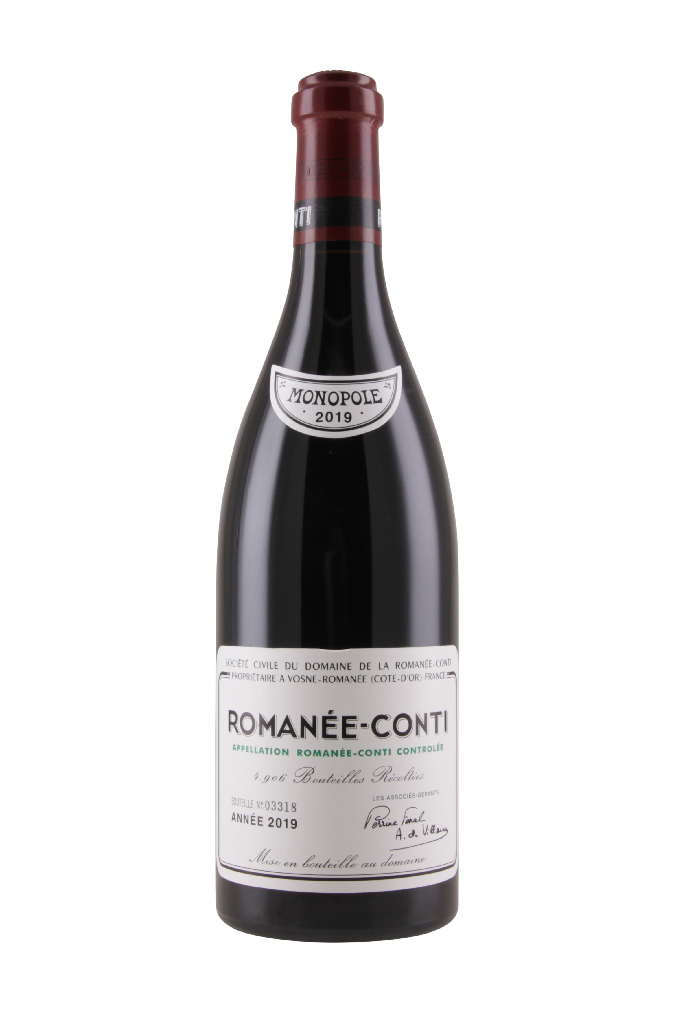 Romanee Conti DRC 2019 NFT