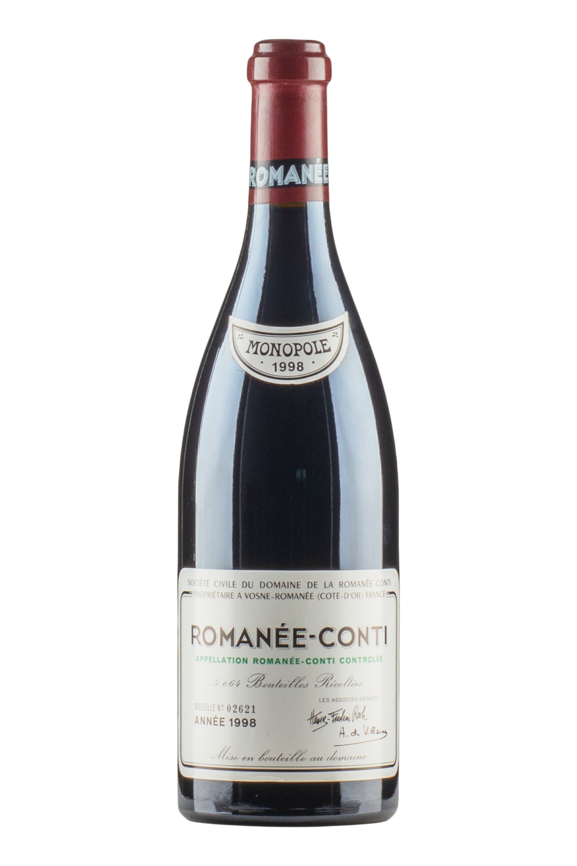 Romanee Conti DRC 1998 NFT