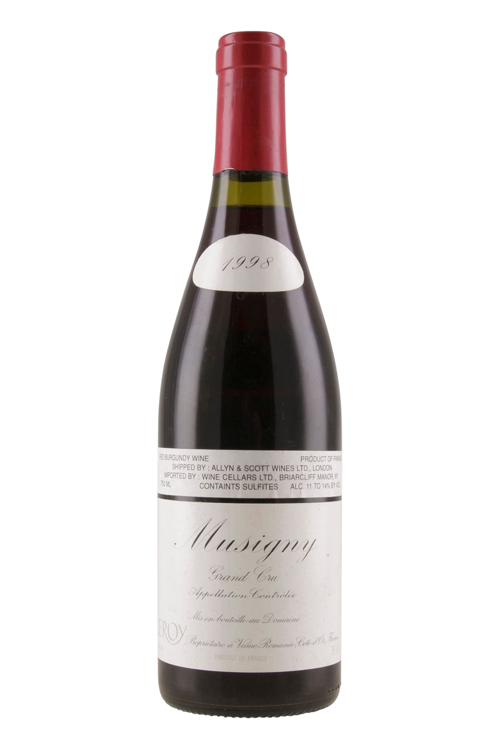 Musigny Domaine Leroy 1998 NFT