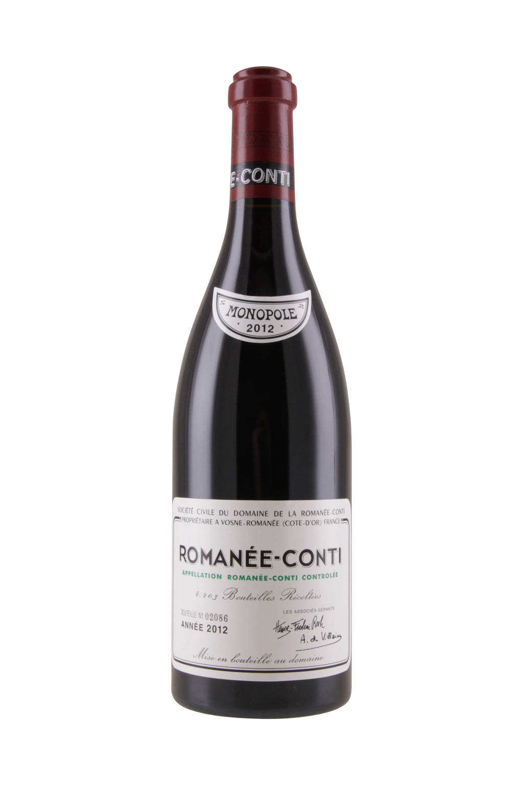 Romanee Conti DRC 2012 NFT