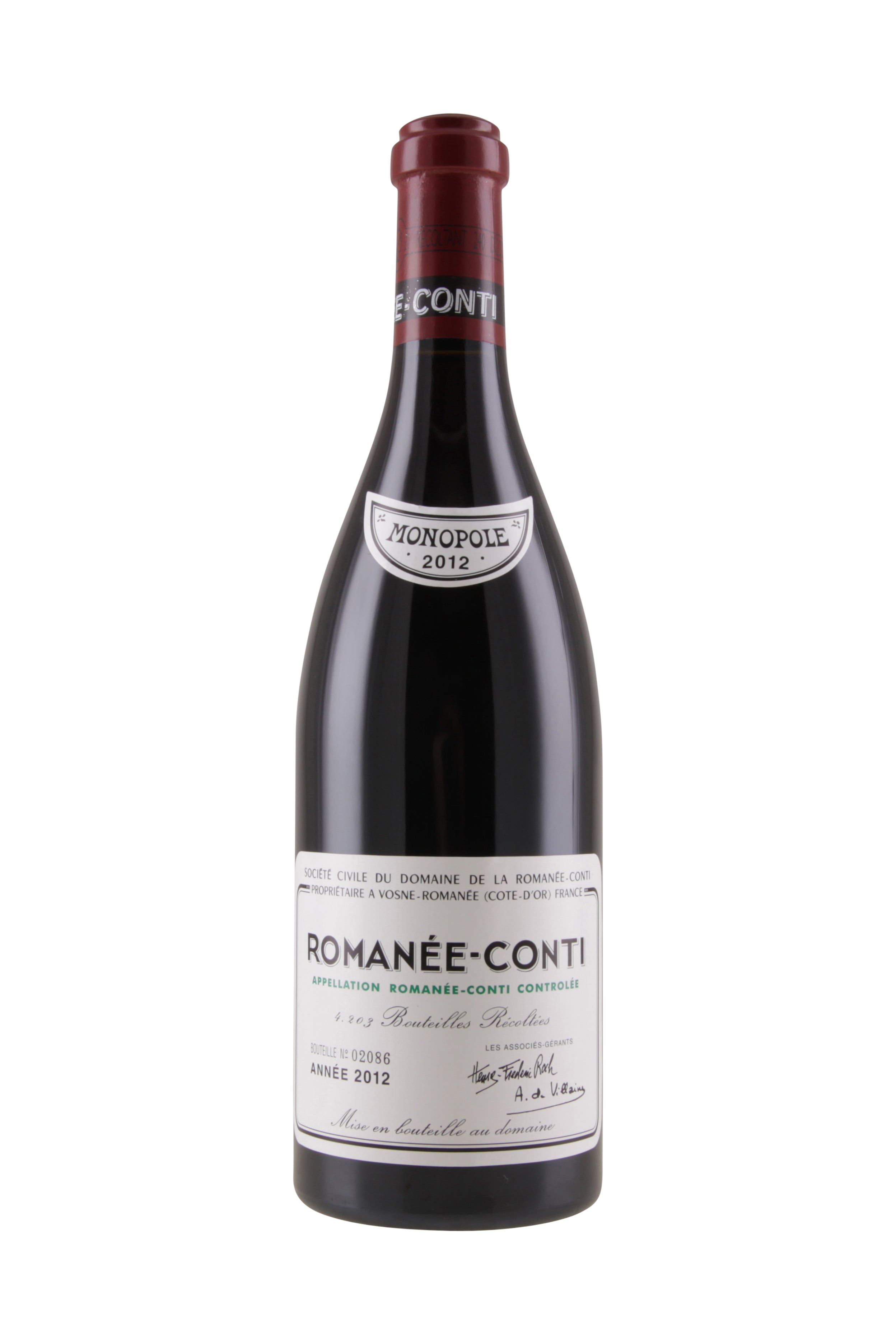 Romanee Conti DRC 2012 NFT