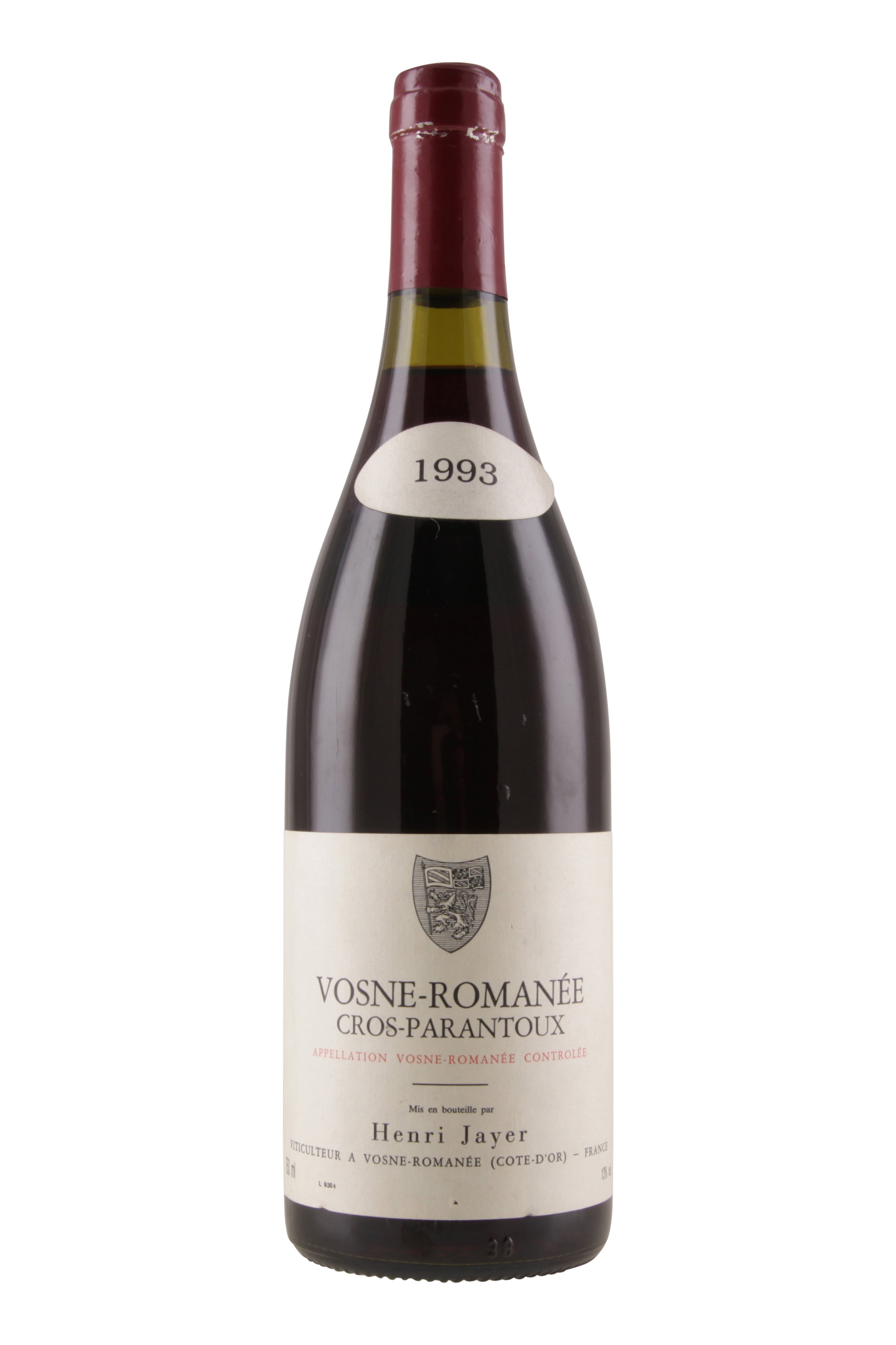 Vosne Romanee Cros Parantoux Henri Jayer 1993 NFT