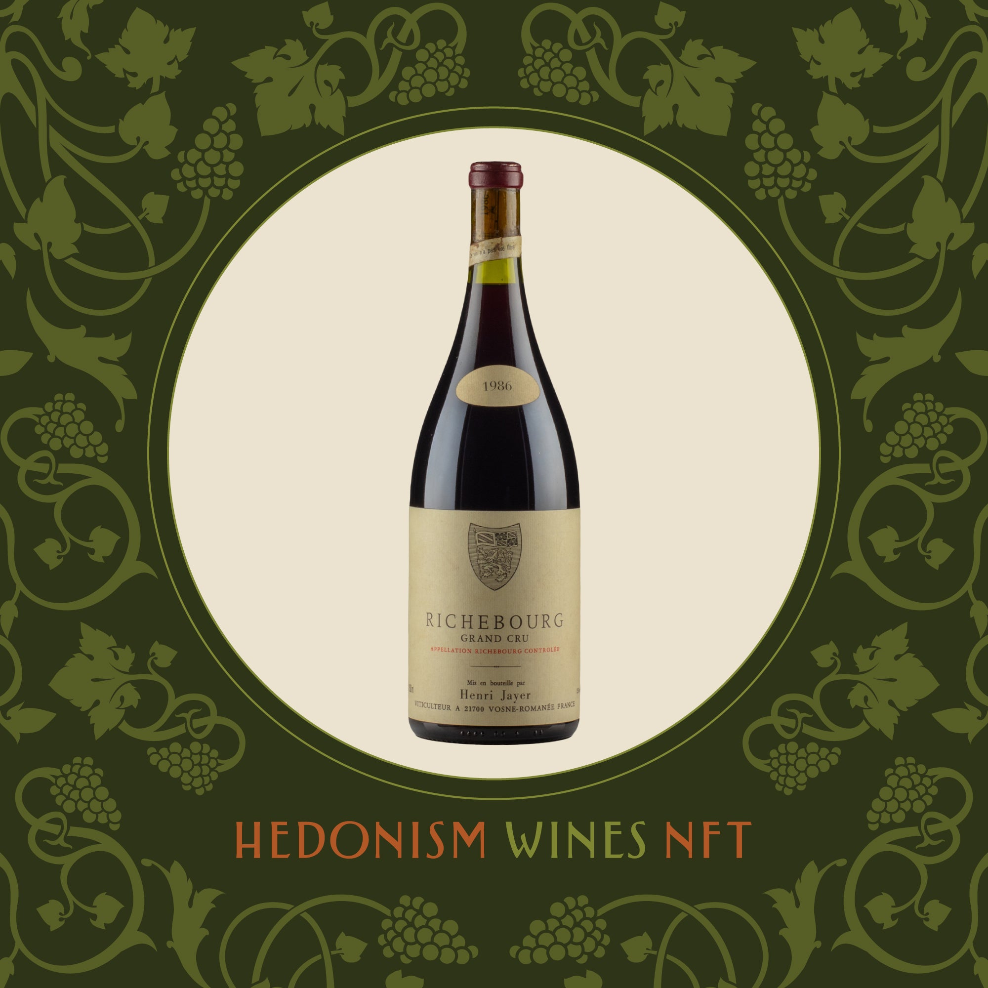 Richebourg Henri Jayer Magnum 1986 NFT