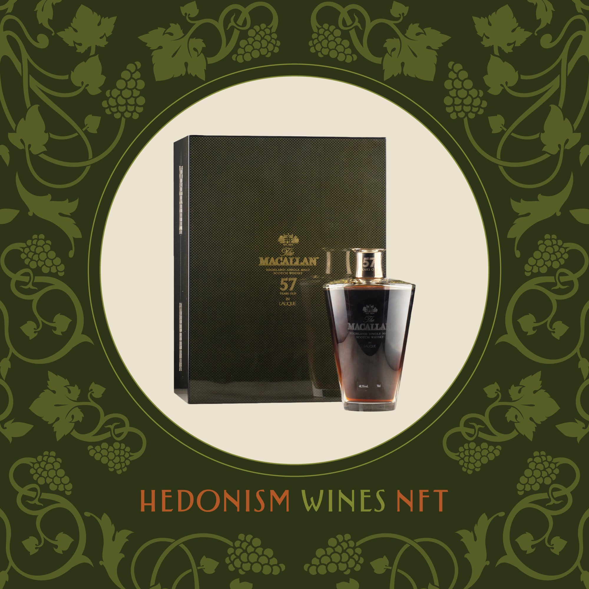 Macallan Lalique 3 57 Year Old NFT