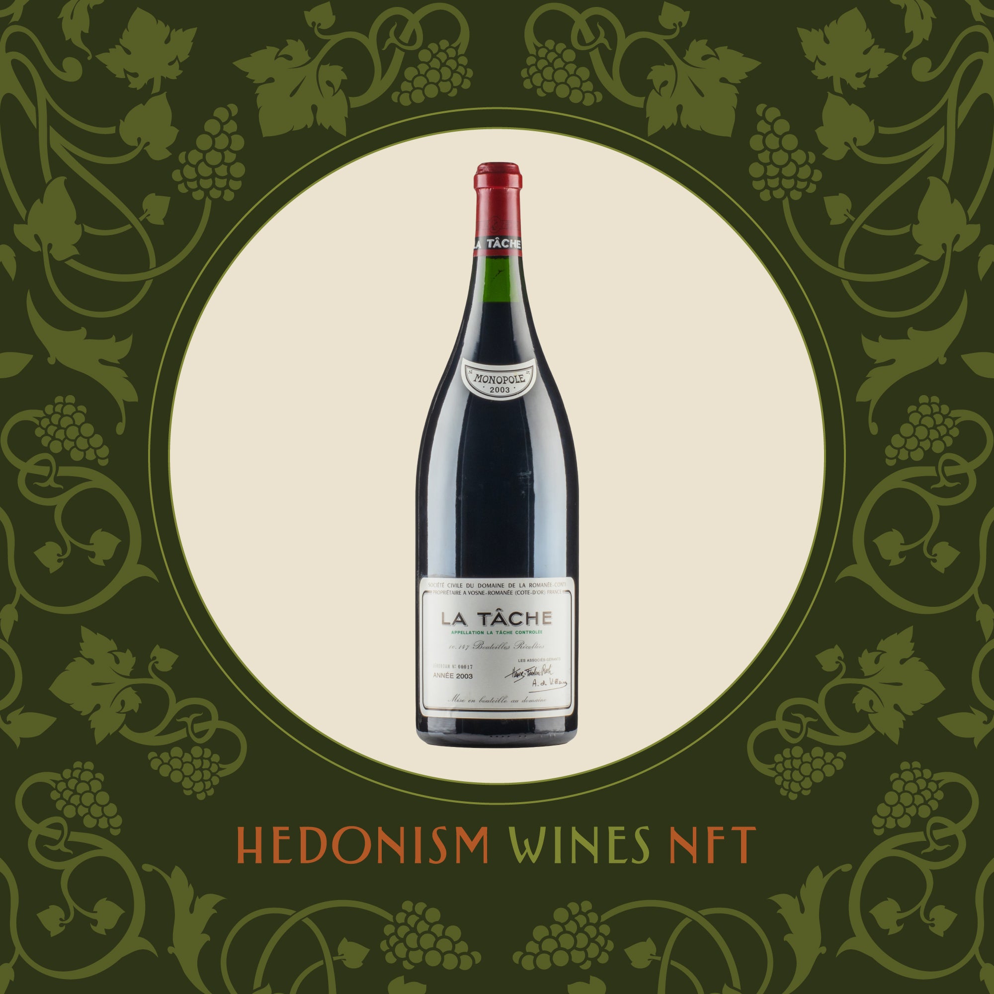 La Tache DRC 300cl 2003 NFT
