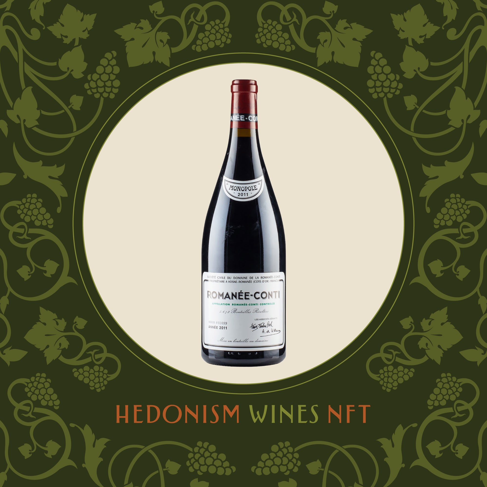 Romanee Conti DRC Magnum 2011 NFT
