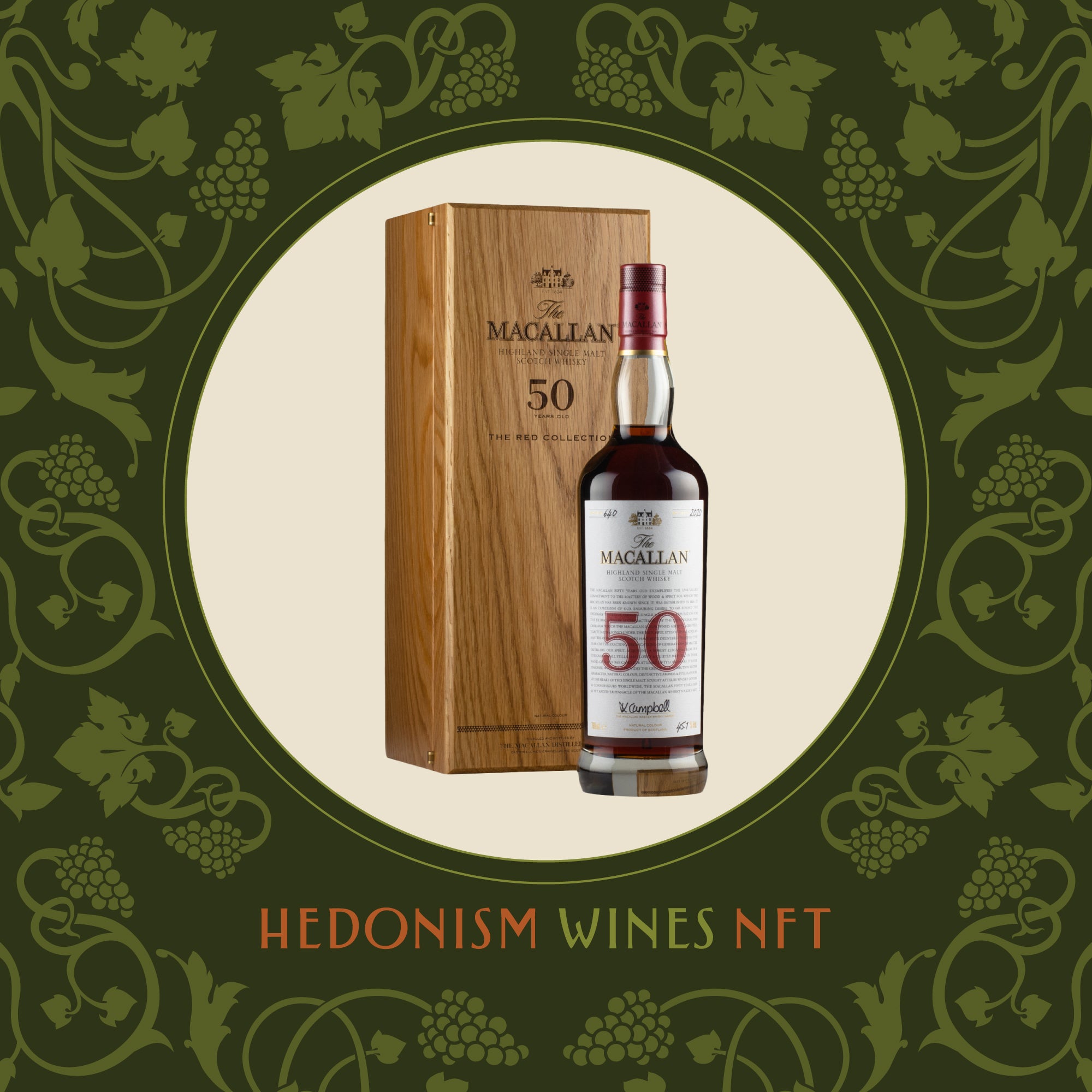 Macallan 50 Year Old Red Collection NFT