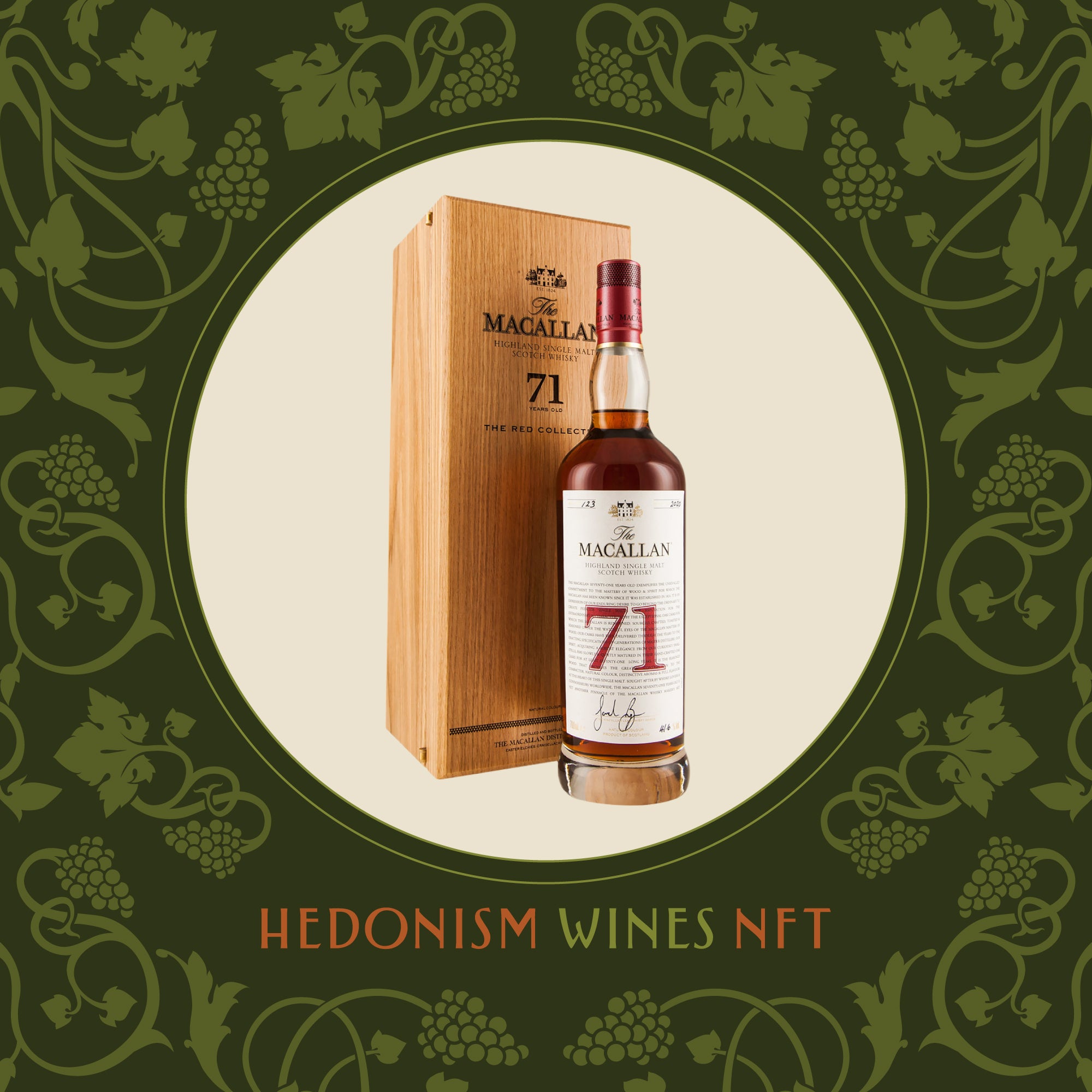 Macallan 71 Year Old Red Collection NFT