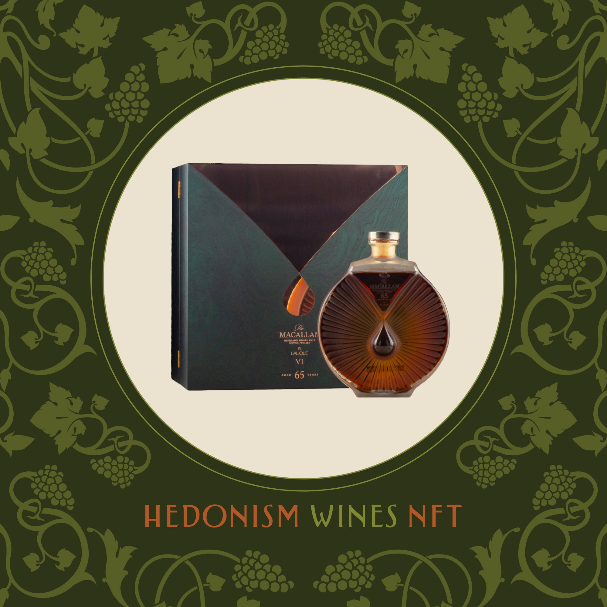 Macallan Lalique 6 65 Year Old NFT
