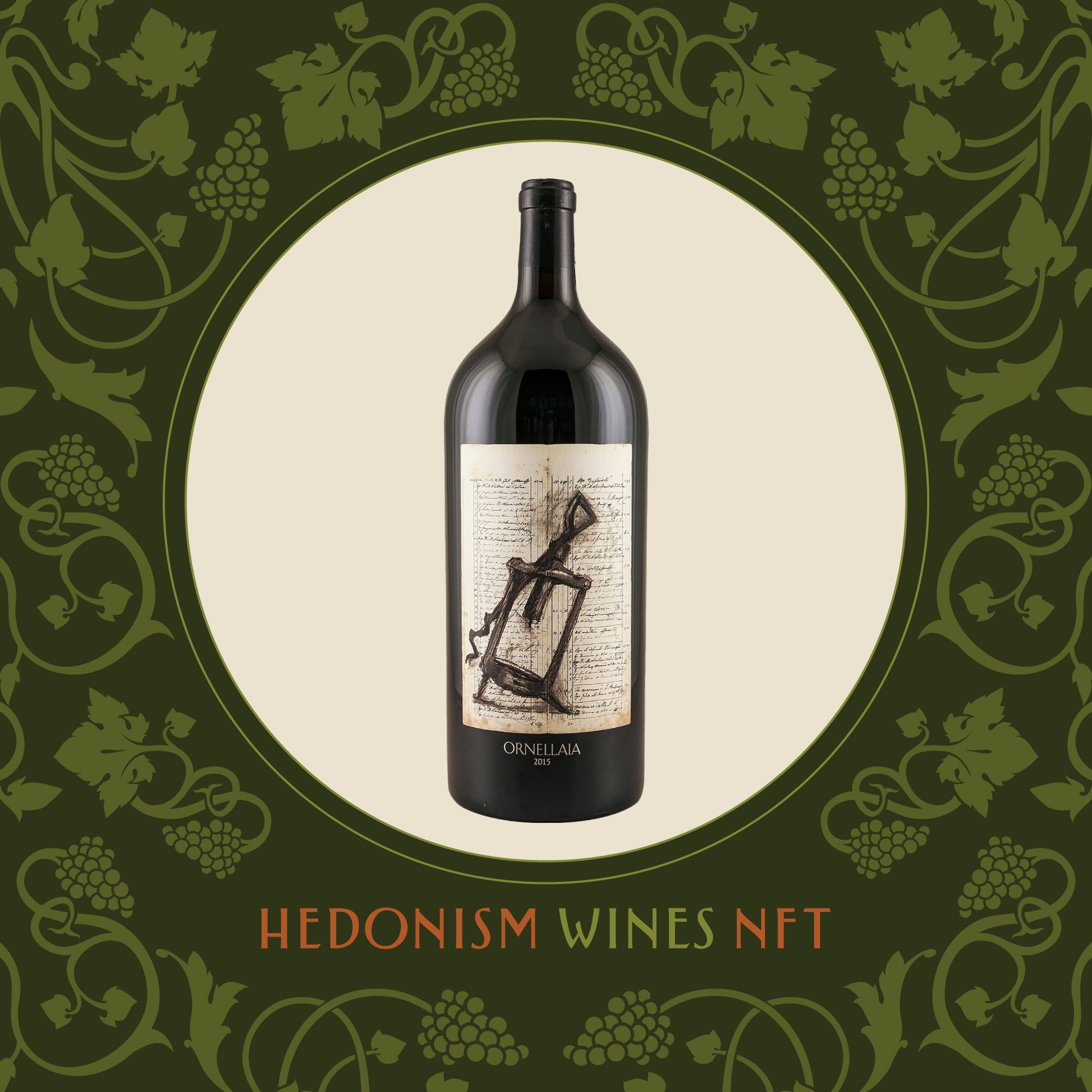 Ornellaia Vendemmia d'Artista William Kentridge Bottle 1 2015 NFT
