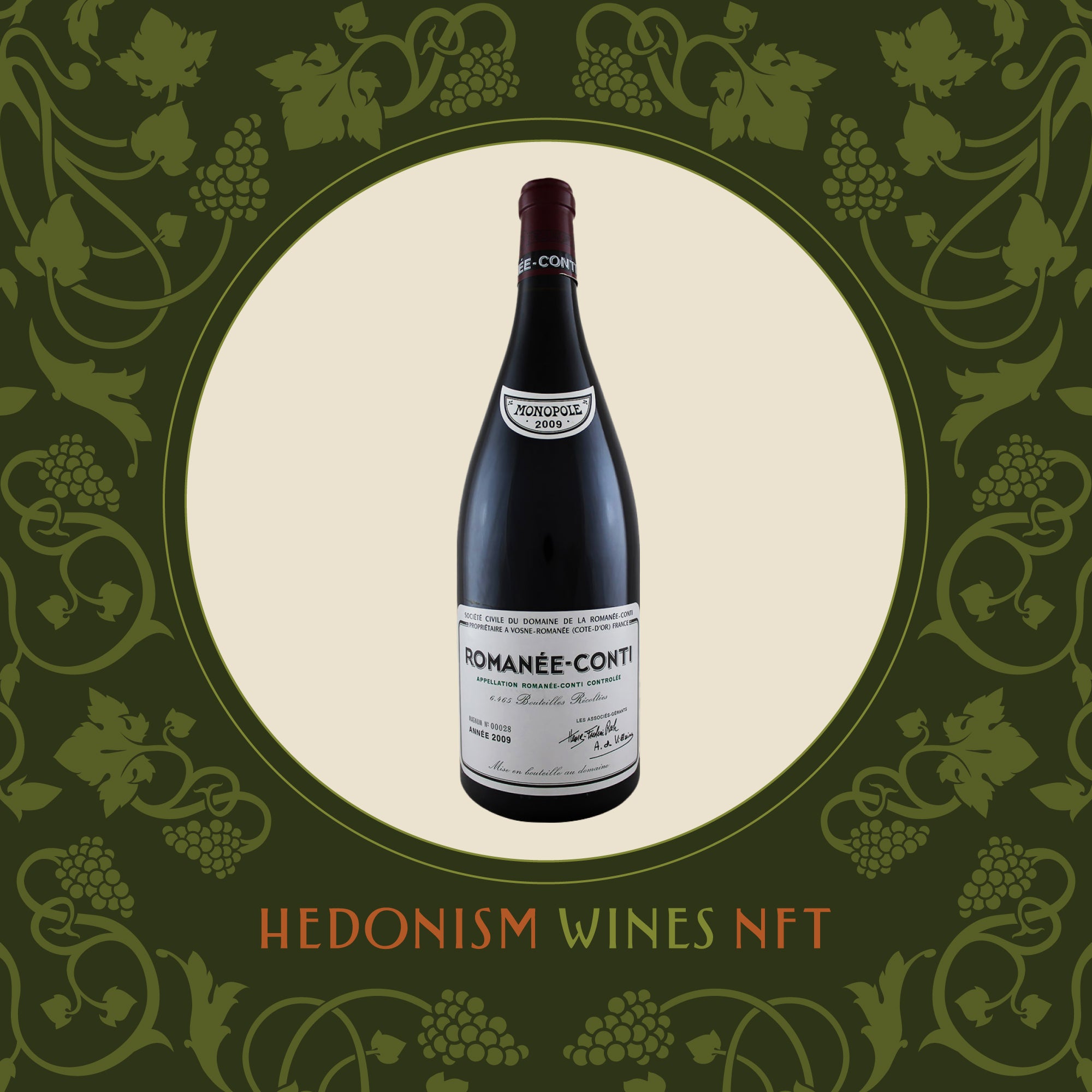 Romanee Conti DRC Magnum 2009 NFT
