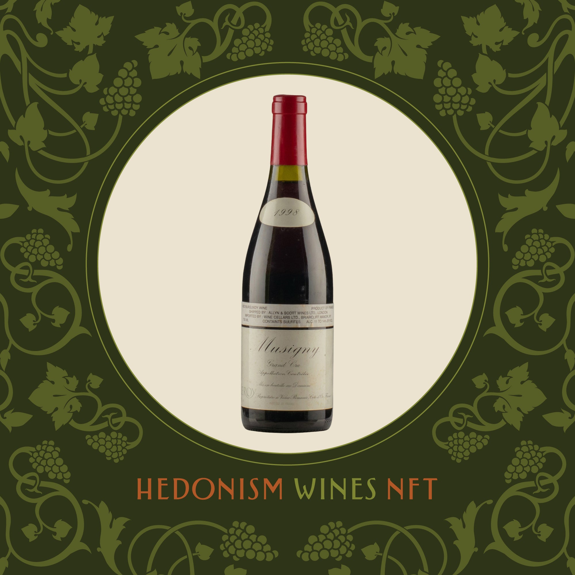 Musigny Domaine Leroy 1998 NFT